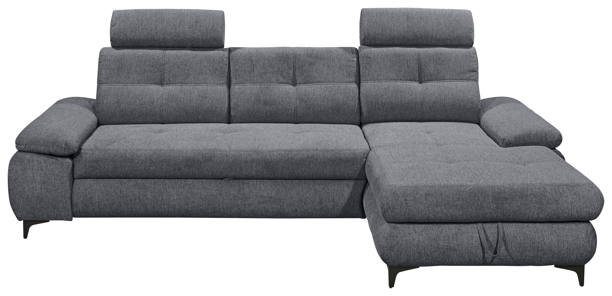 ED EXCITING DESIGN Ecksofa »Altona L-Form«, (2 St.), mit Bettfunktion, Bettkasten, Armteilverstellung & Kopfstützen