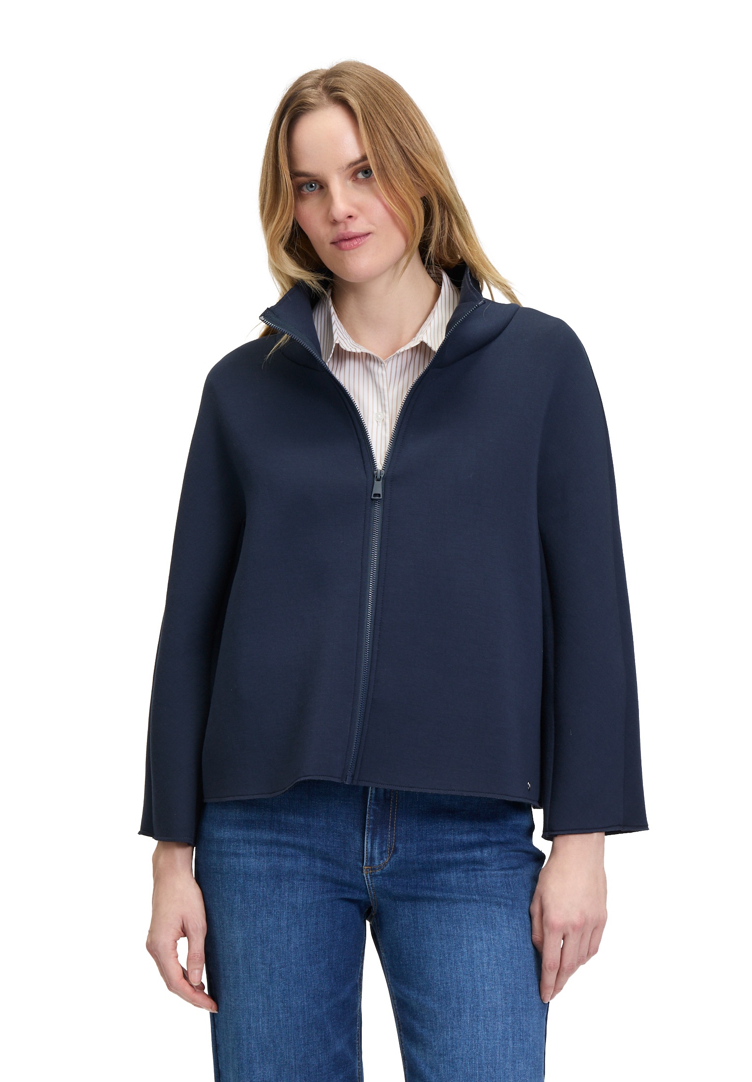 Betty&Co Outdoorjacke »Casual-Jacke mit Stehkragen«