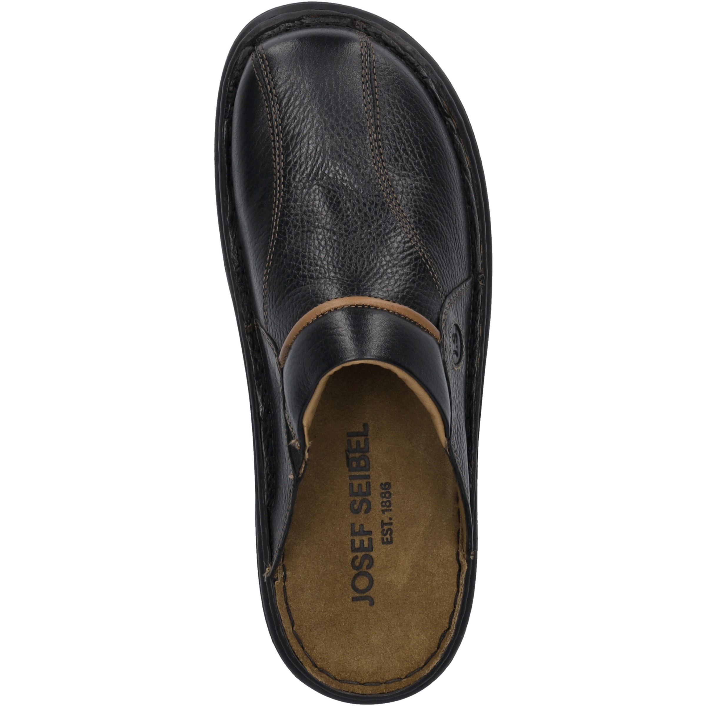 Josef Seibel Clog »Klaus, schwarz/cognac«