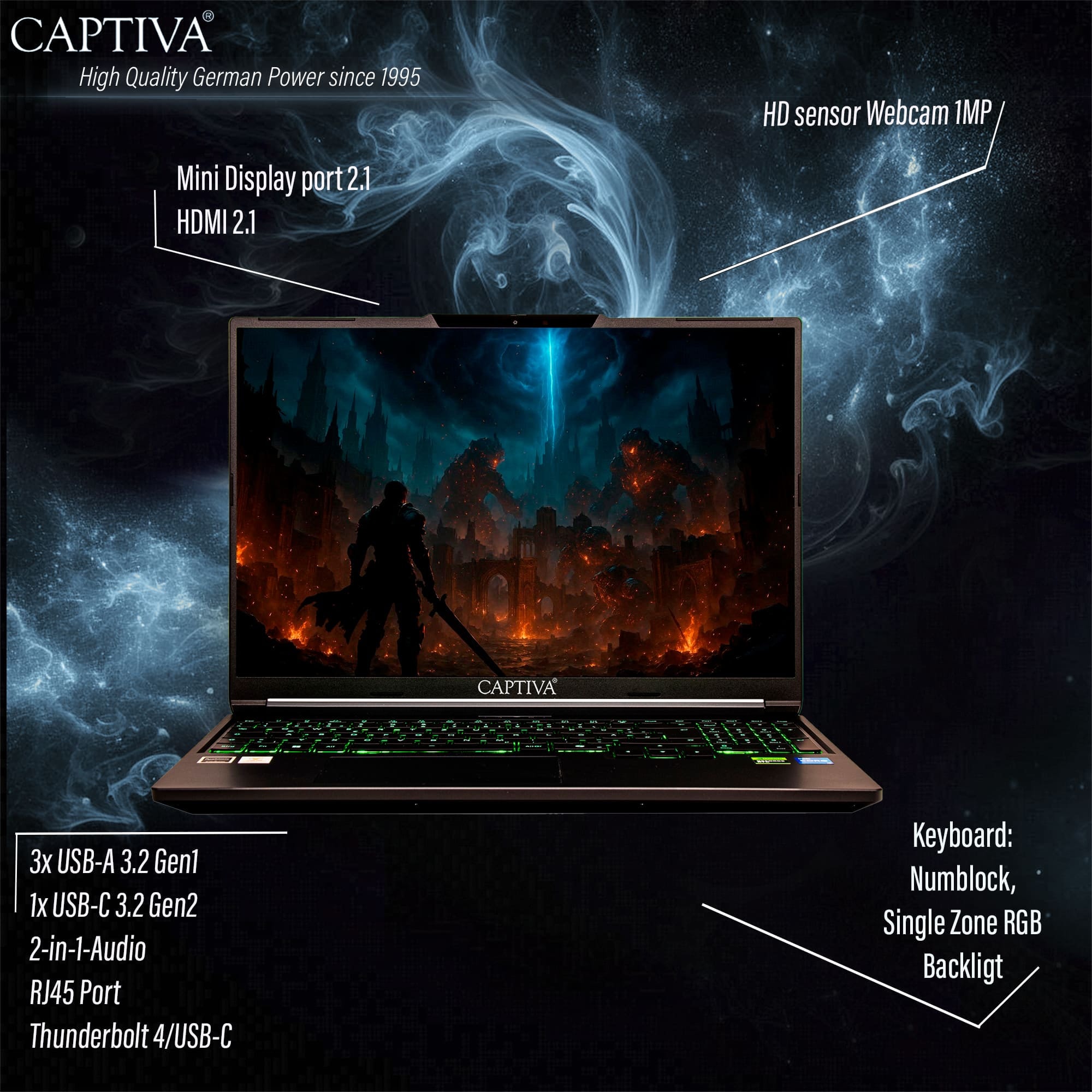 CAPTIVA Gaming-Notebook »Highend Gaming I97-906CH«