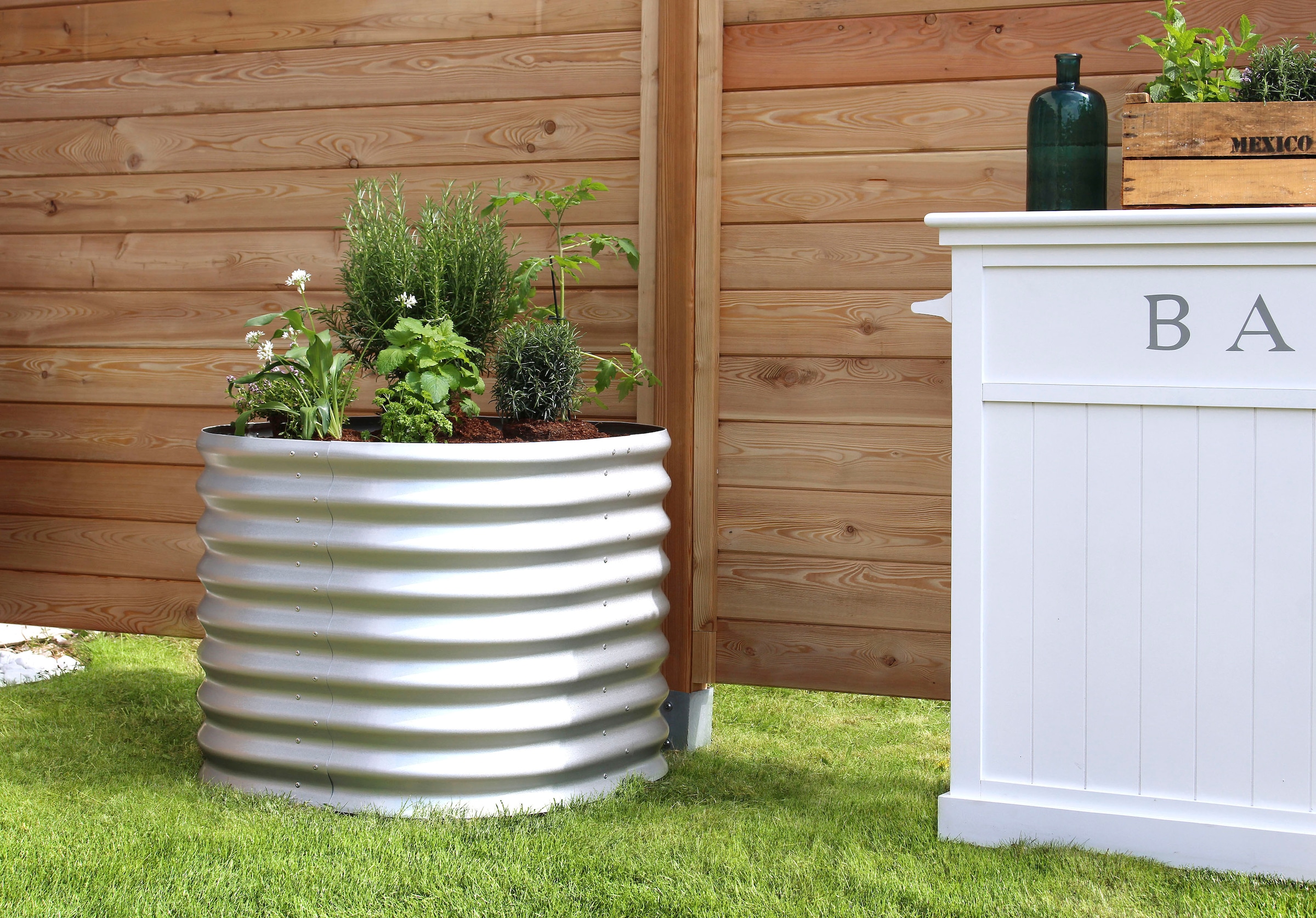 Vitavia Hochbeet »Terra Rund 630«, BxTxH: 82x82x63 cm