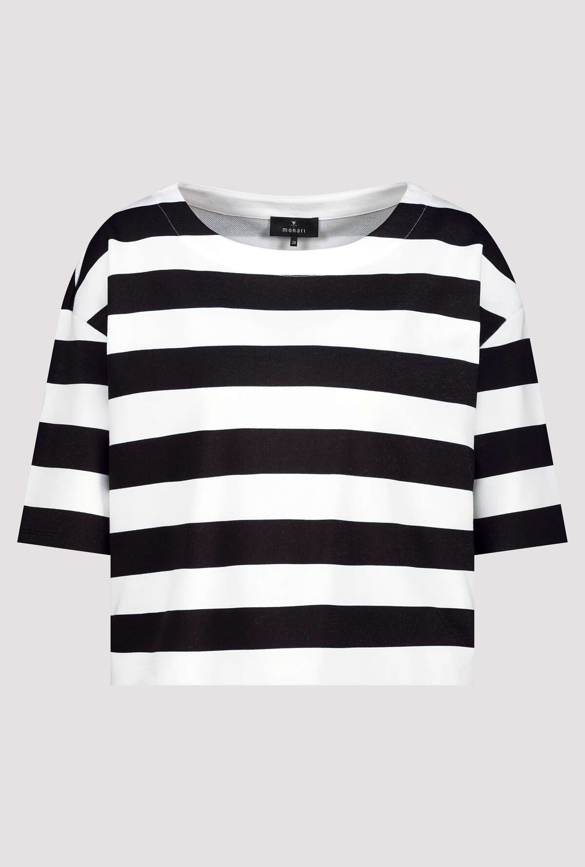 Monari Sweatshirt »Sweatshirt Basic Ringel«, Regular fit mit Streifen
