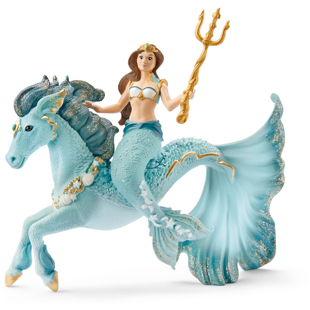 Schleich® Spielfigur »bayala, Meerjungfrau-Eyela auf Unterwasserpferd (70594)«