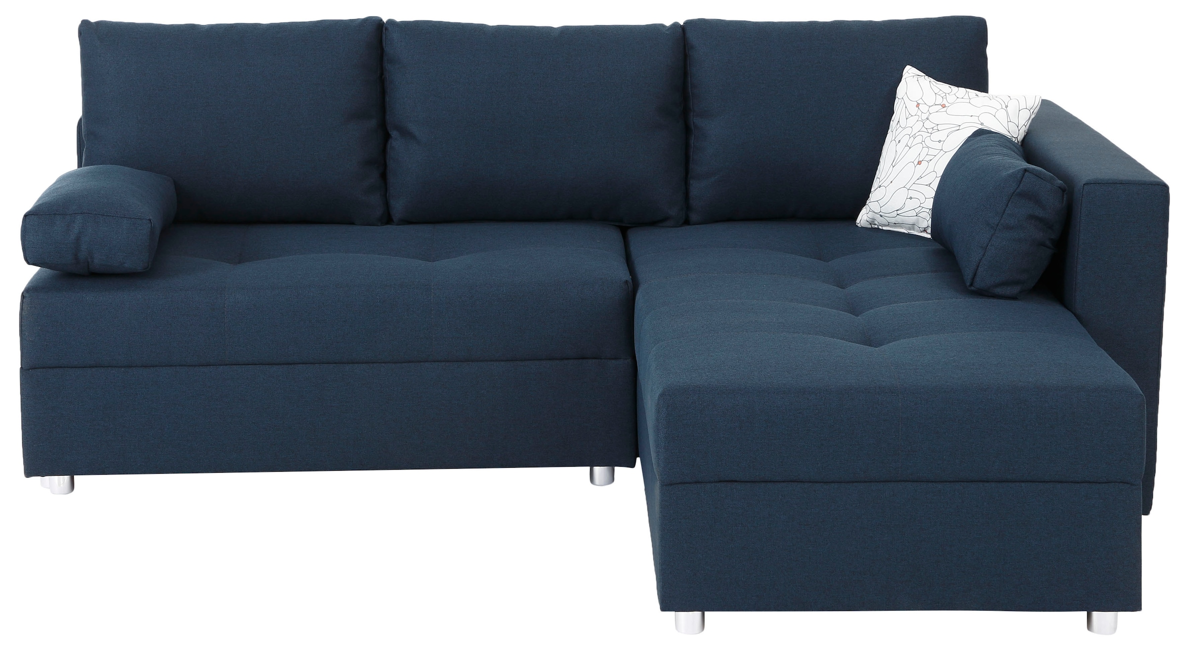 Home affaire Ecksofa »Italia L-Form«, mit Bettfunktion und Bettkasten, Federkern-Polsterung