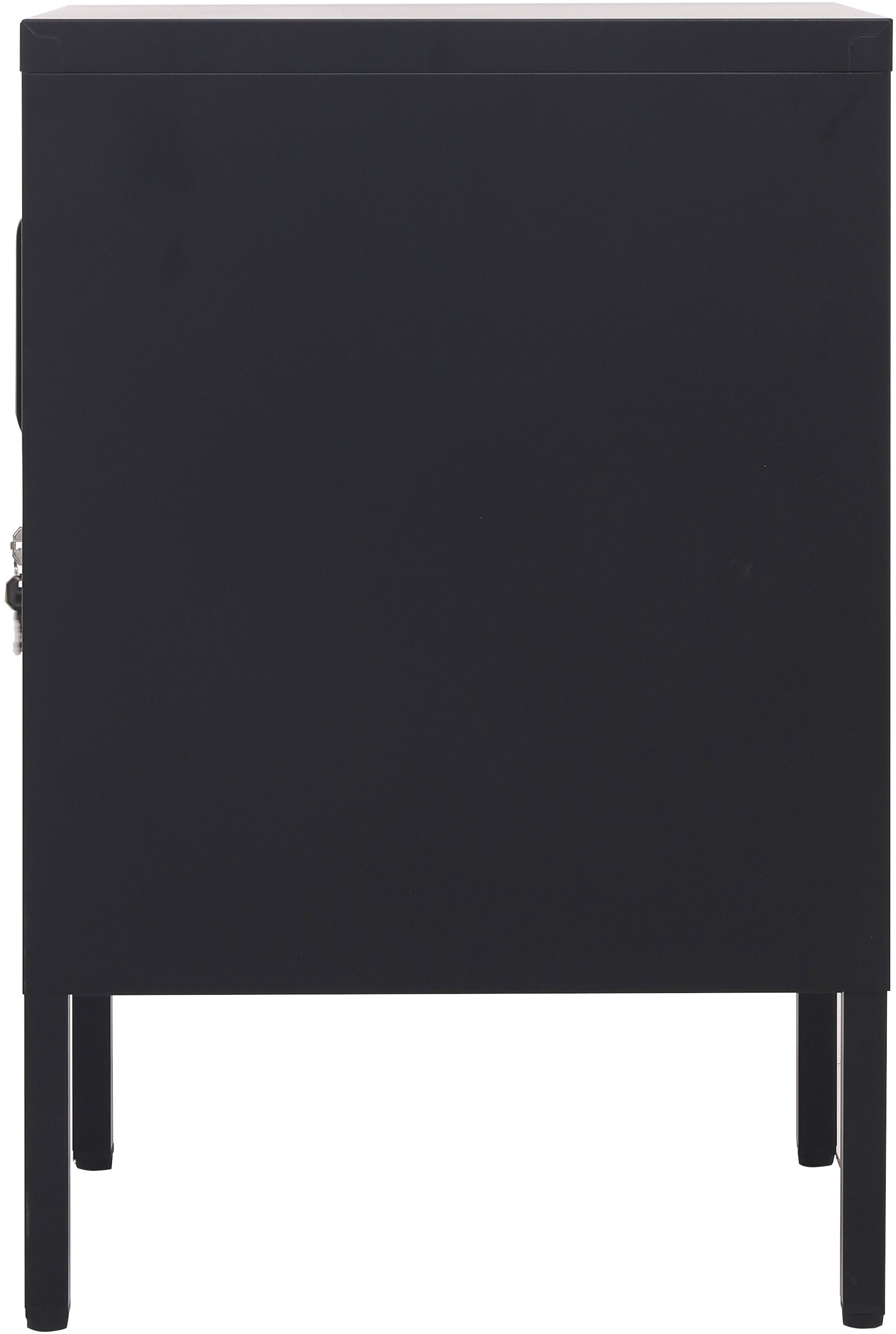 OTTO home Nachtkommode »Nachttisch Nachtkonsole Beistelltisch Metallschrank Siena« in 4 Farben aus Metall Stahlschrank Bestseller,  in der Höhe verstellbar, abschließbar