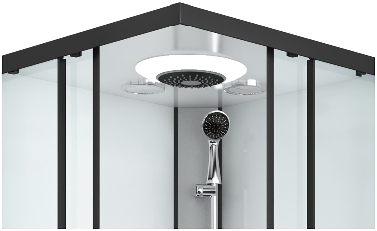 Sanotechnik Komplettdusche »MIAMI«, LxBxH: 90x90x215cm