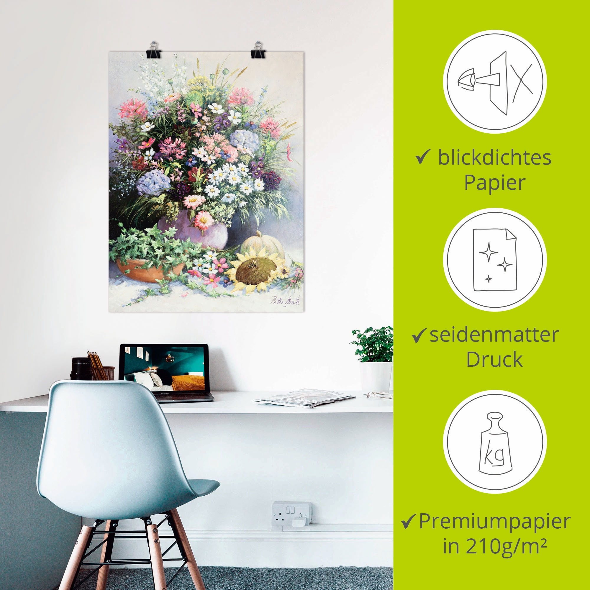Artland Wandbild »Jahreszeiten Wärme«, Arrangements, (1 St.), als Leinwandbild, Poster in verschied. Größen