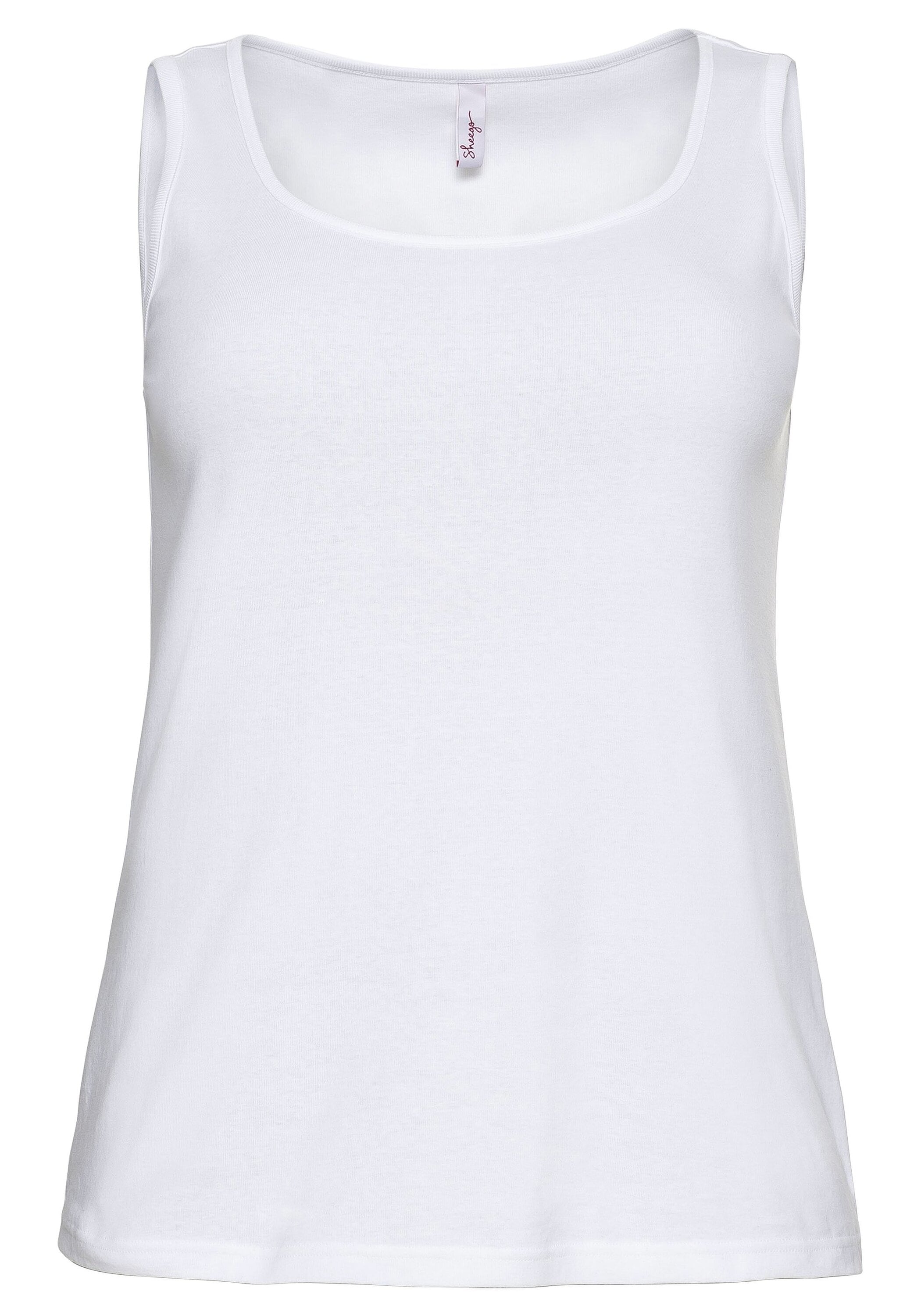 Sheego Tanktop »Tanktop aus reiner Baumwolle«