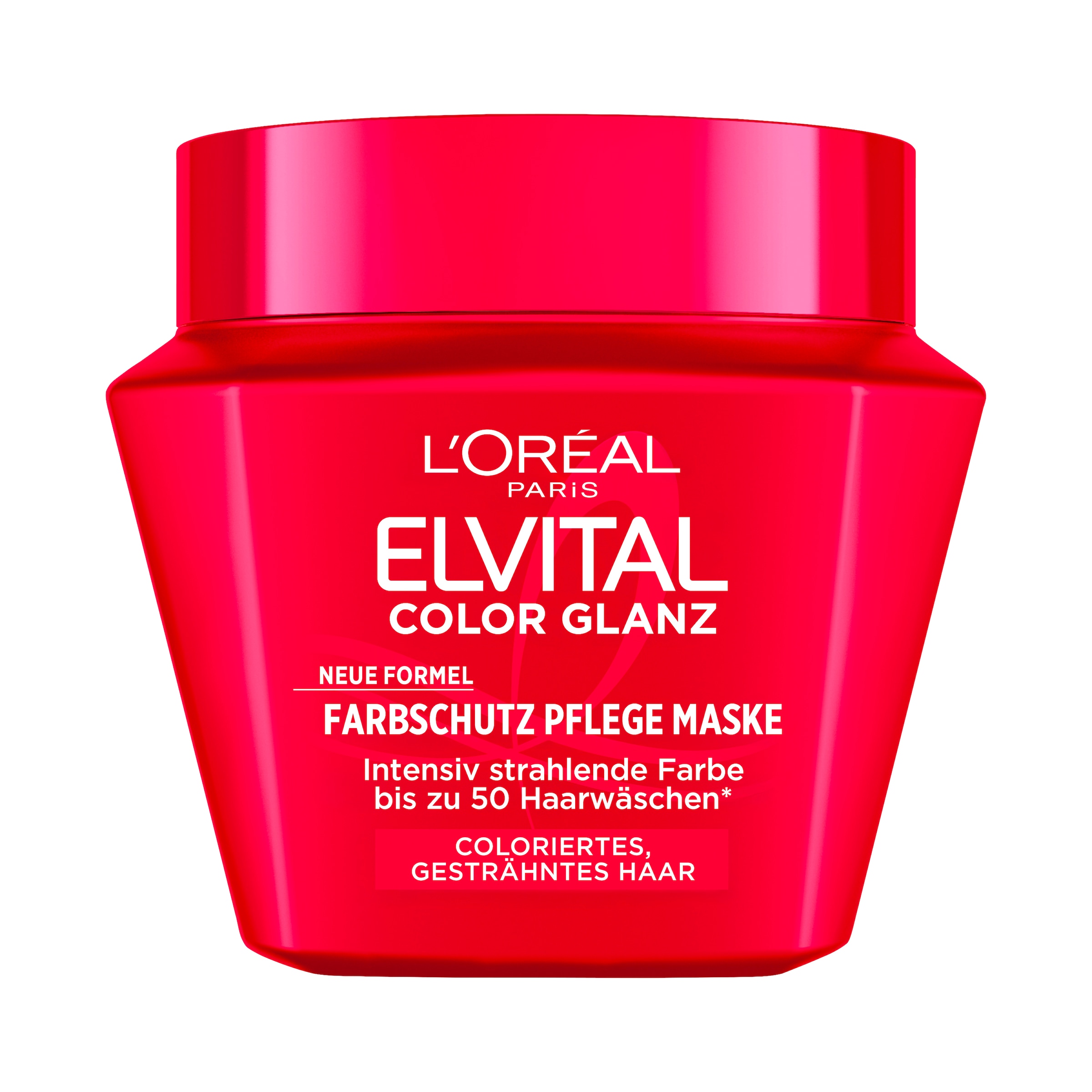 L'ORÉAL PARIS Haarmaske »ELVITAL COLOR GLANZ MASKE« für coloriertes, gesträhntes Haar