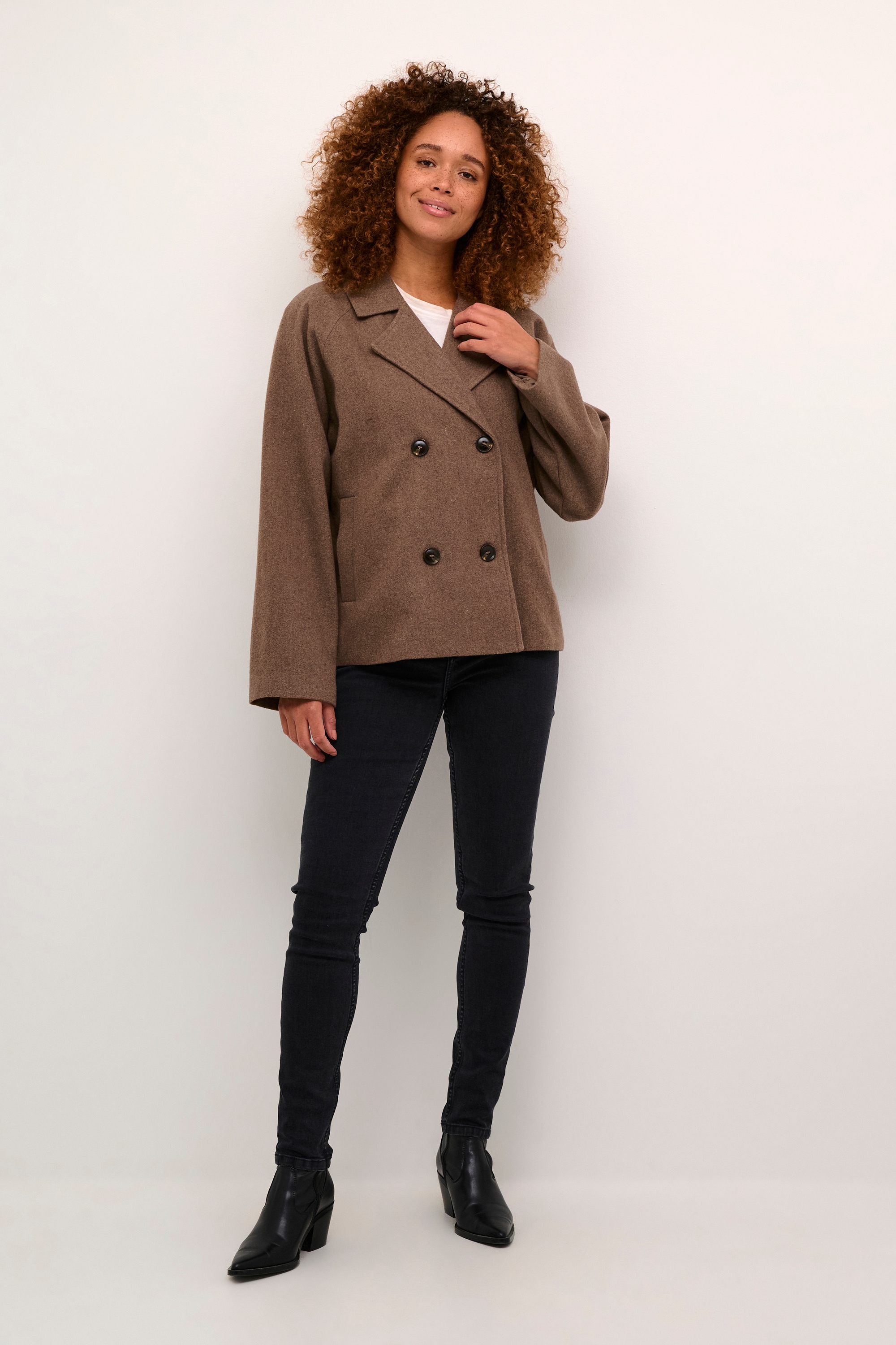 KAFFE Wintermantel »Jacke KAfanny«