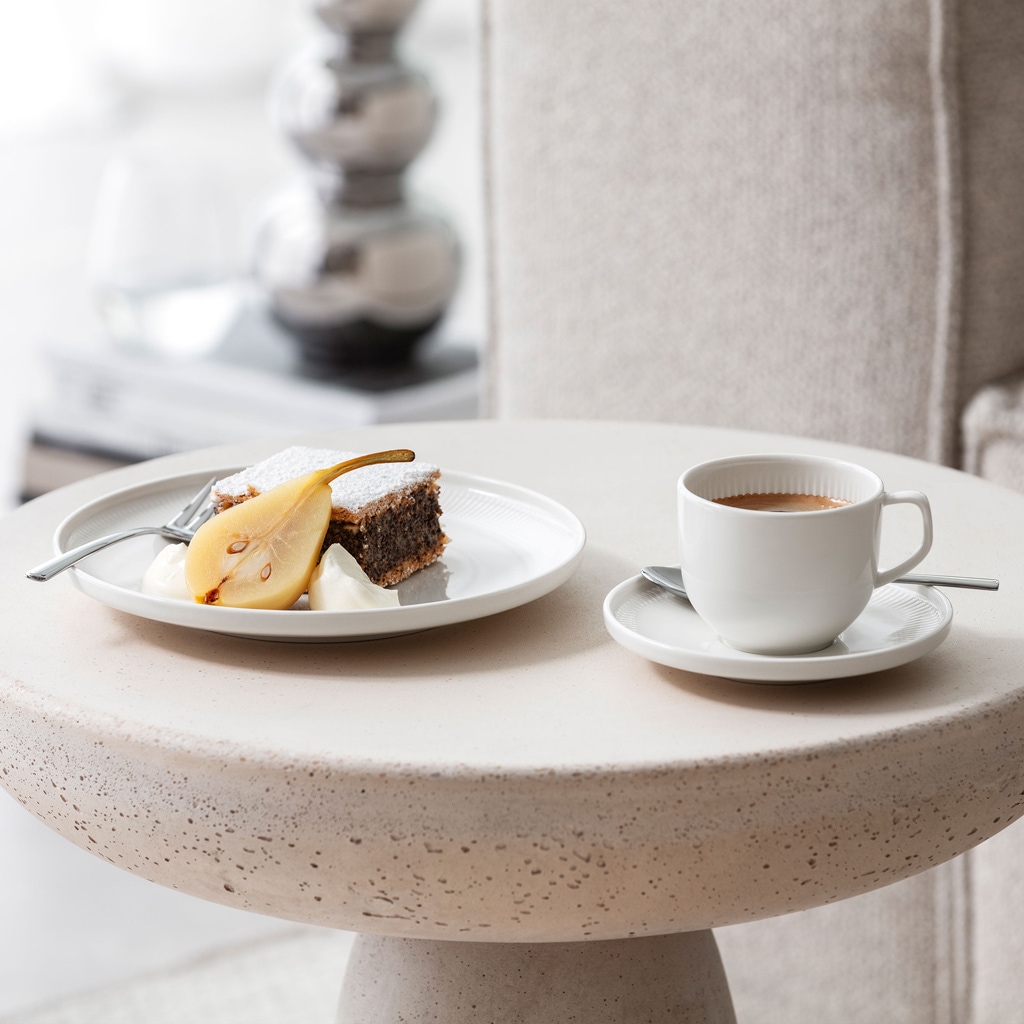 Villeroy & Boch Tasse »Kaffeetassen mit Untertassen Afina 150 ml 6er Set weiß«