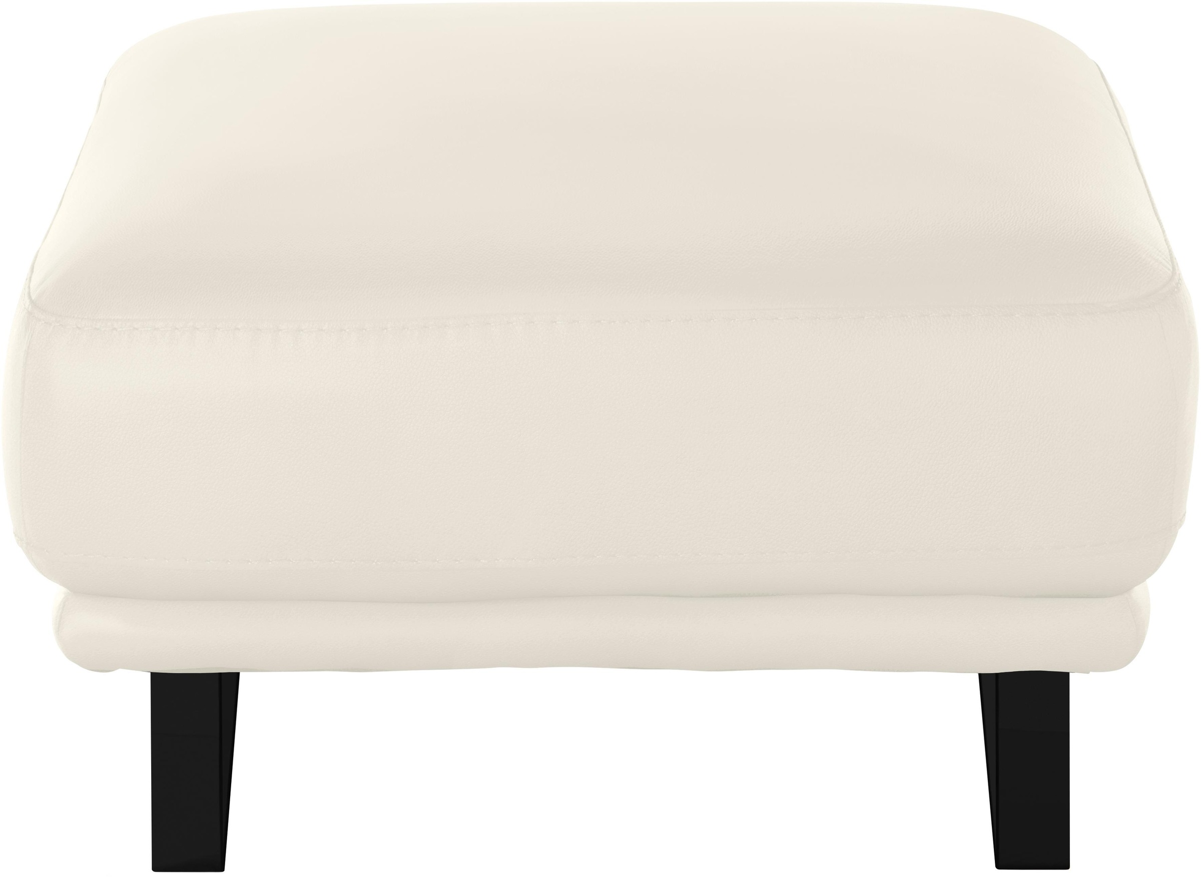 W.SCHILLIG Hocker »montanaa« mit Metallkufen in Schwarz pulverbeschichtet, Breite 71 cm