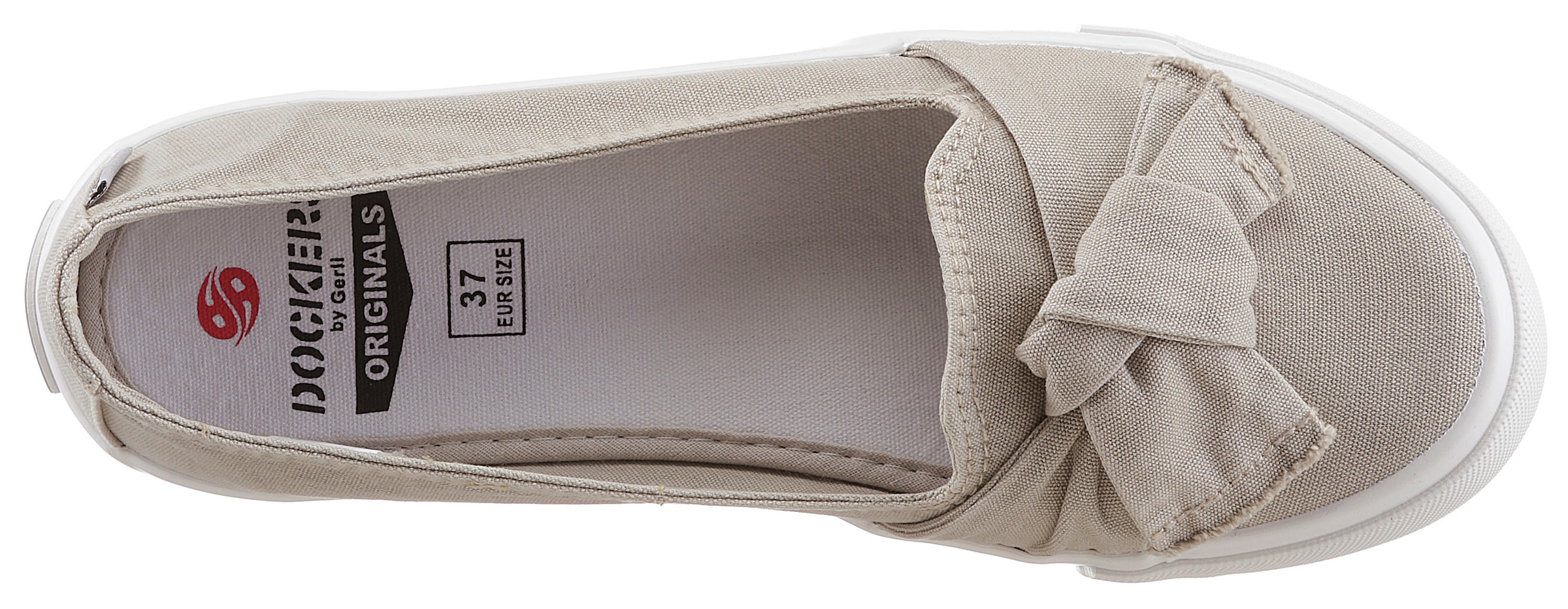 Dockers by Gerli Sneaker Ballerinas, Freizeitschuh mit auffälliger Schleife