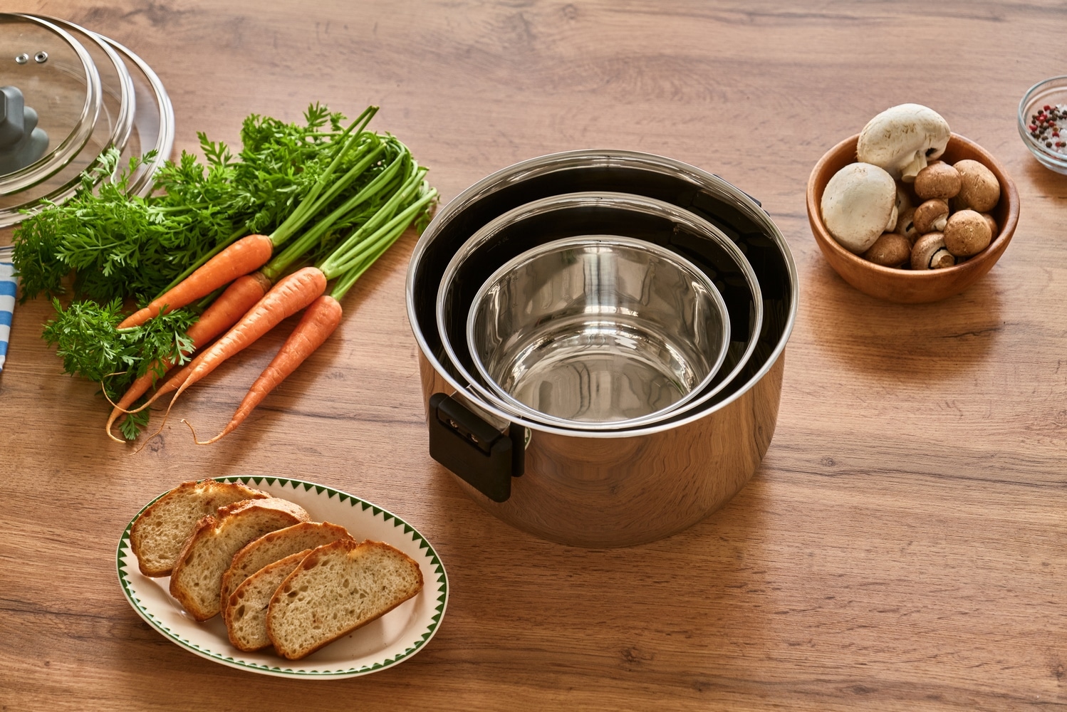 RESTO Kitchenware Kochtopf »Anser, energiesparend und spülmaschinenfest, im Geschenkkarton« 2 Stk. tlg. Edelstahl 18/10