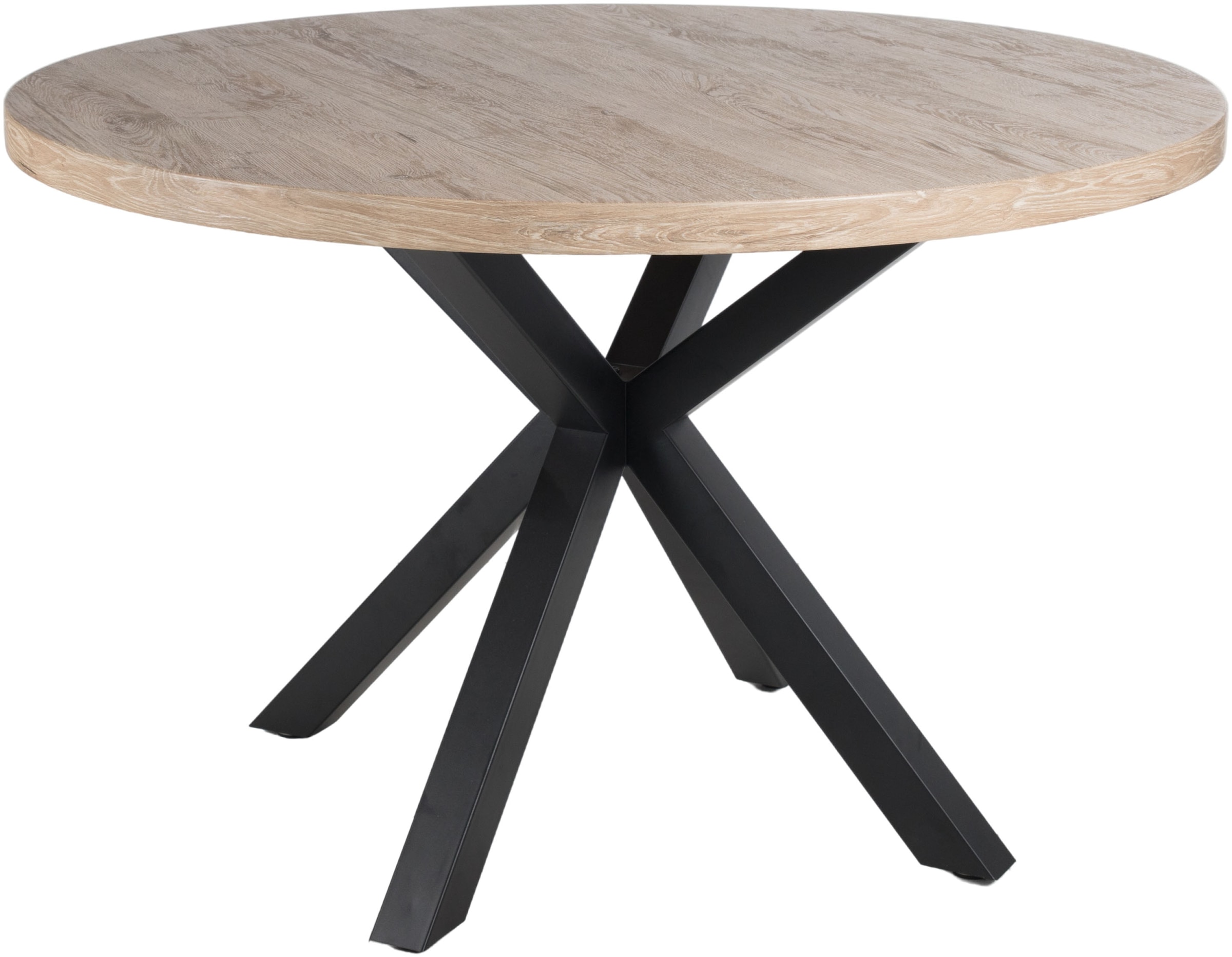 Duo Collection Essgruppe »Esszimmergruppe Damira & Iris«, (Set, 5 tlg., 5-tlg.), Ø 120 cm, massives Metallgestell, bis 100 kg belastbar