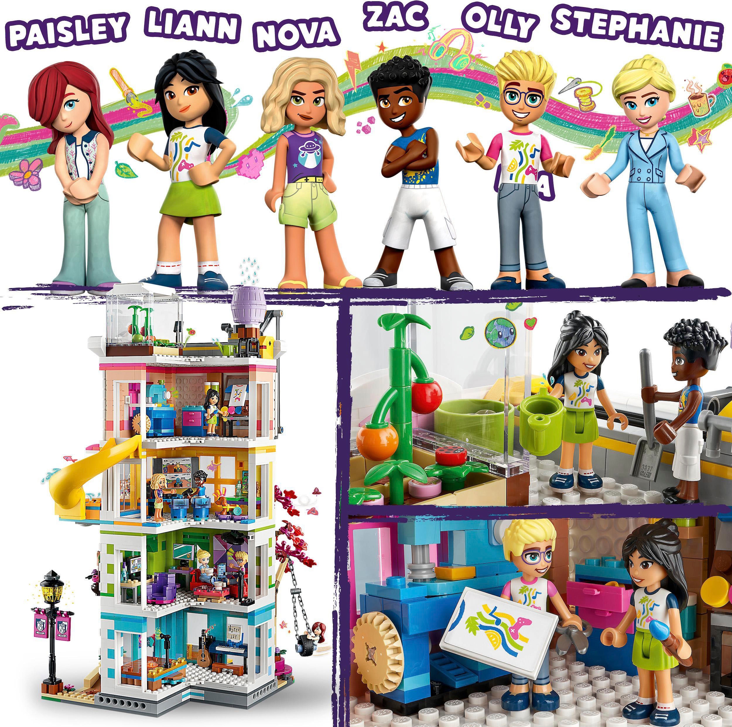 LEGO® Konstruktionsspielsteine »Heartlake City Gemeinschaftszentrum (41748), LEGO® Friends«, (1513 St.), Made in Europe