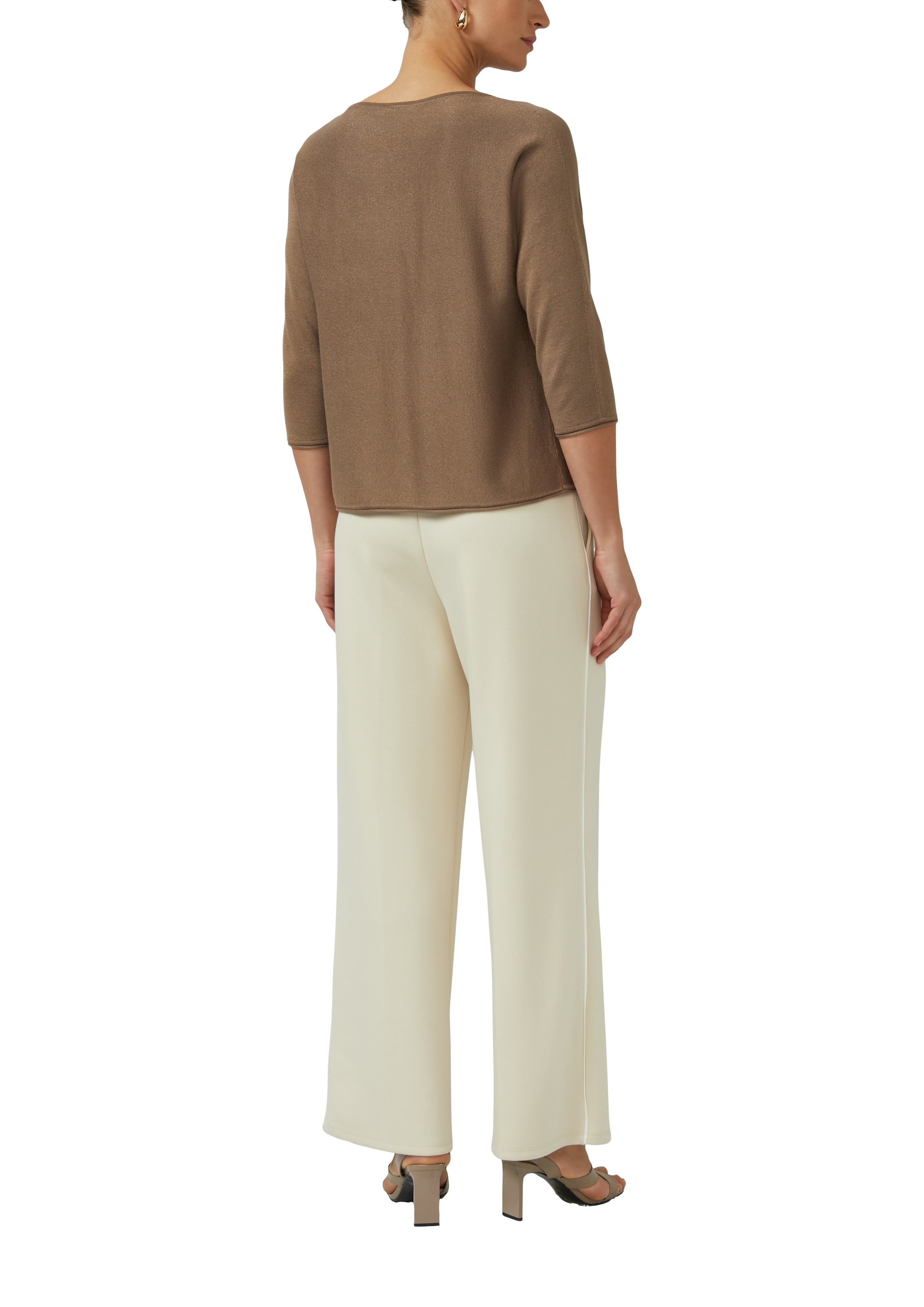 s.Oliver BLACK LABEL 3/4 Arm-Pullover mit Glitzer-Details