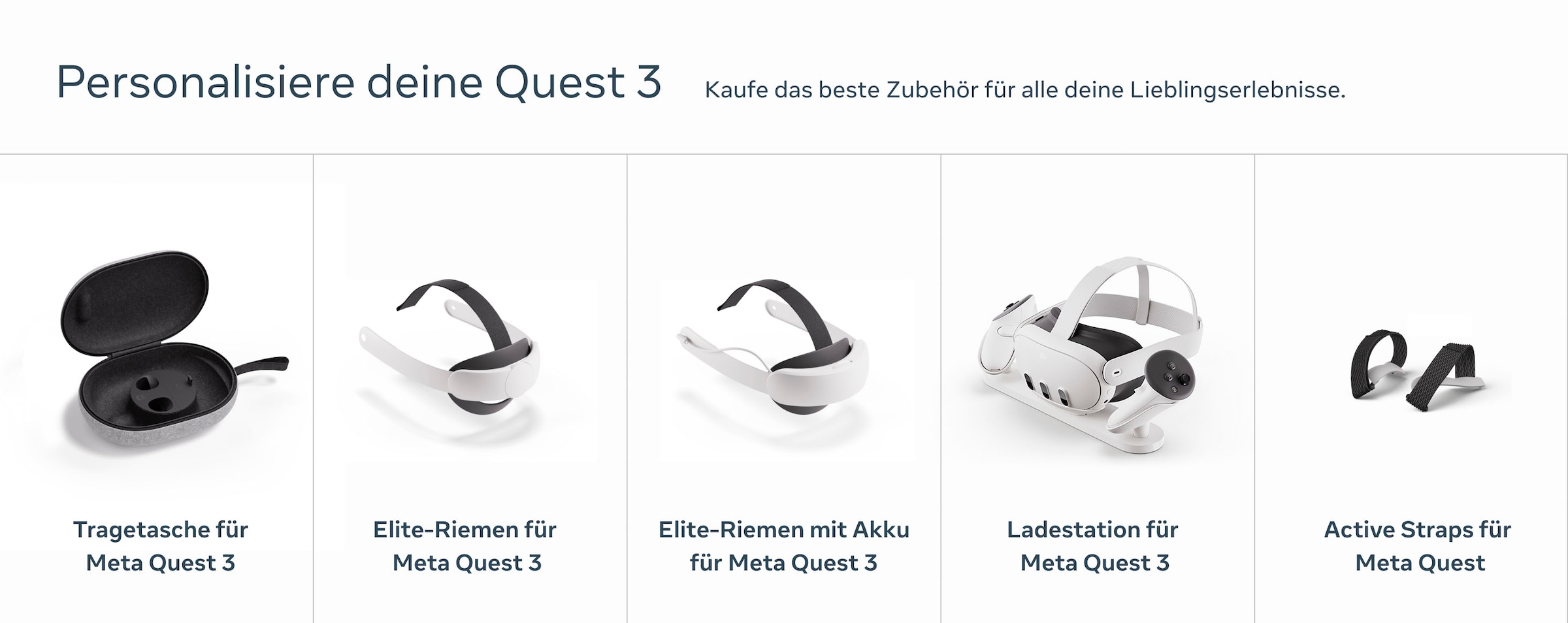 Meta Virtual-Reality-Brille »Quest 3 Silicone Facial Interface«