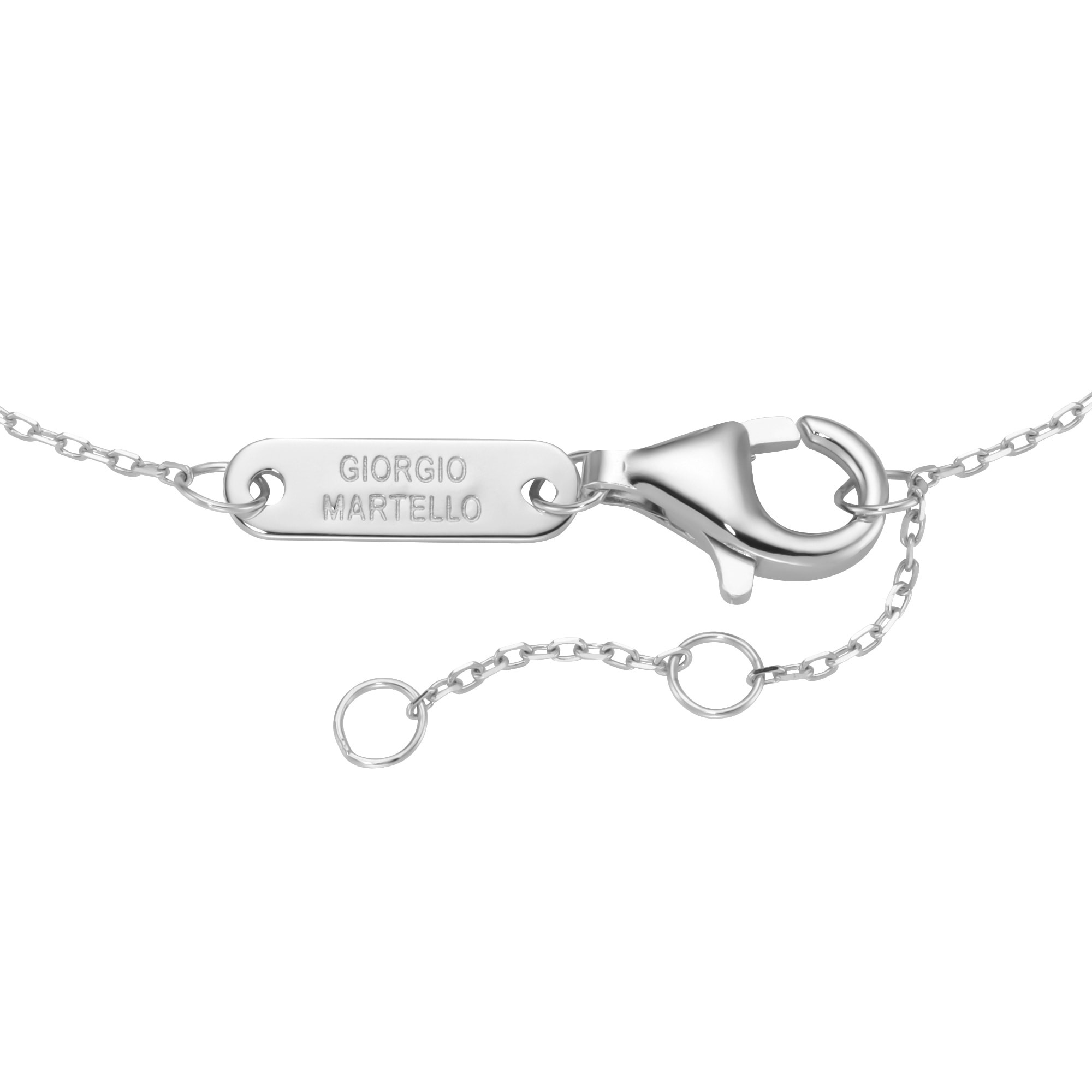 GIORGIO MARTELLO MILANO Armband »Armband Süßwasser-Perlen und Zirkonia, Silber 925«
