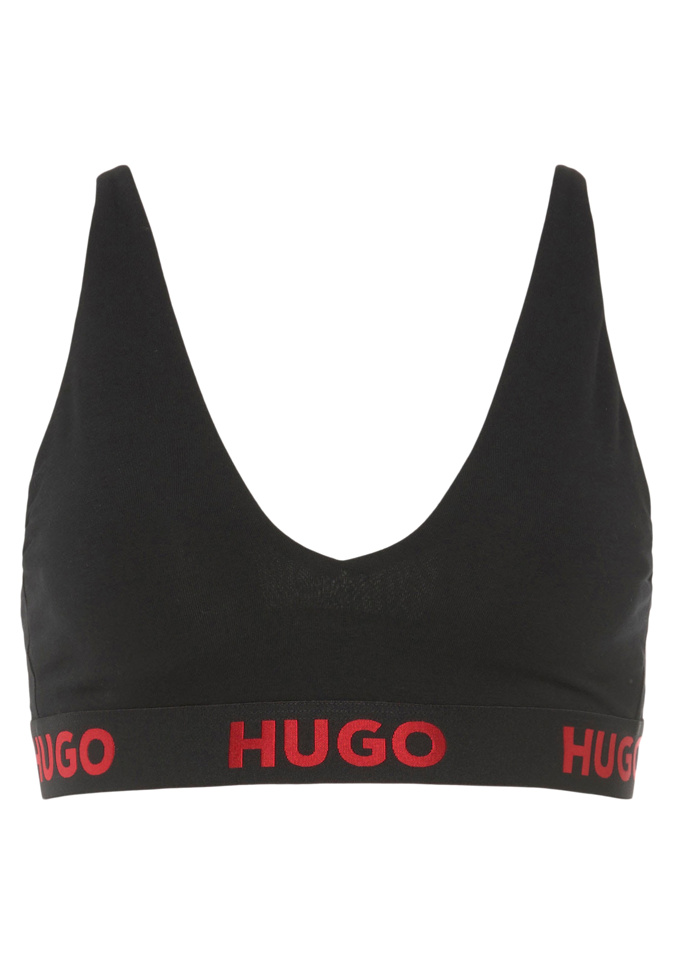 Shop dem HUGO PADD.SPORTY«, HUGO Bund »TRIANGLE bestellen auf Logo Triangel-BH Online OTTO im mit
