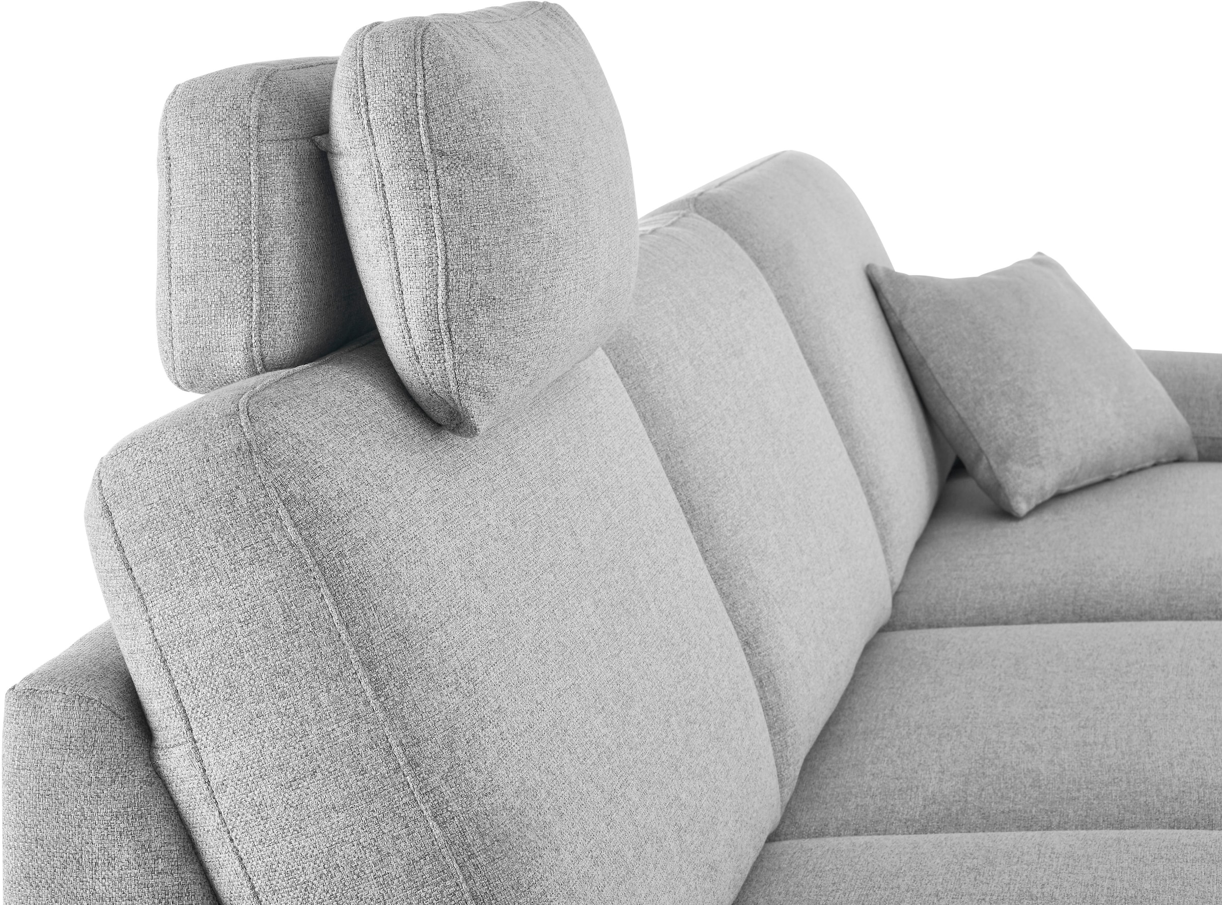 3C Candy Ecksofa »Mainau L-Form« Relaxfunktion im 1,5-Sitzer, motorische Schlaffunktion in Longchair
