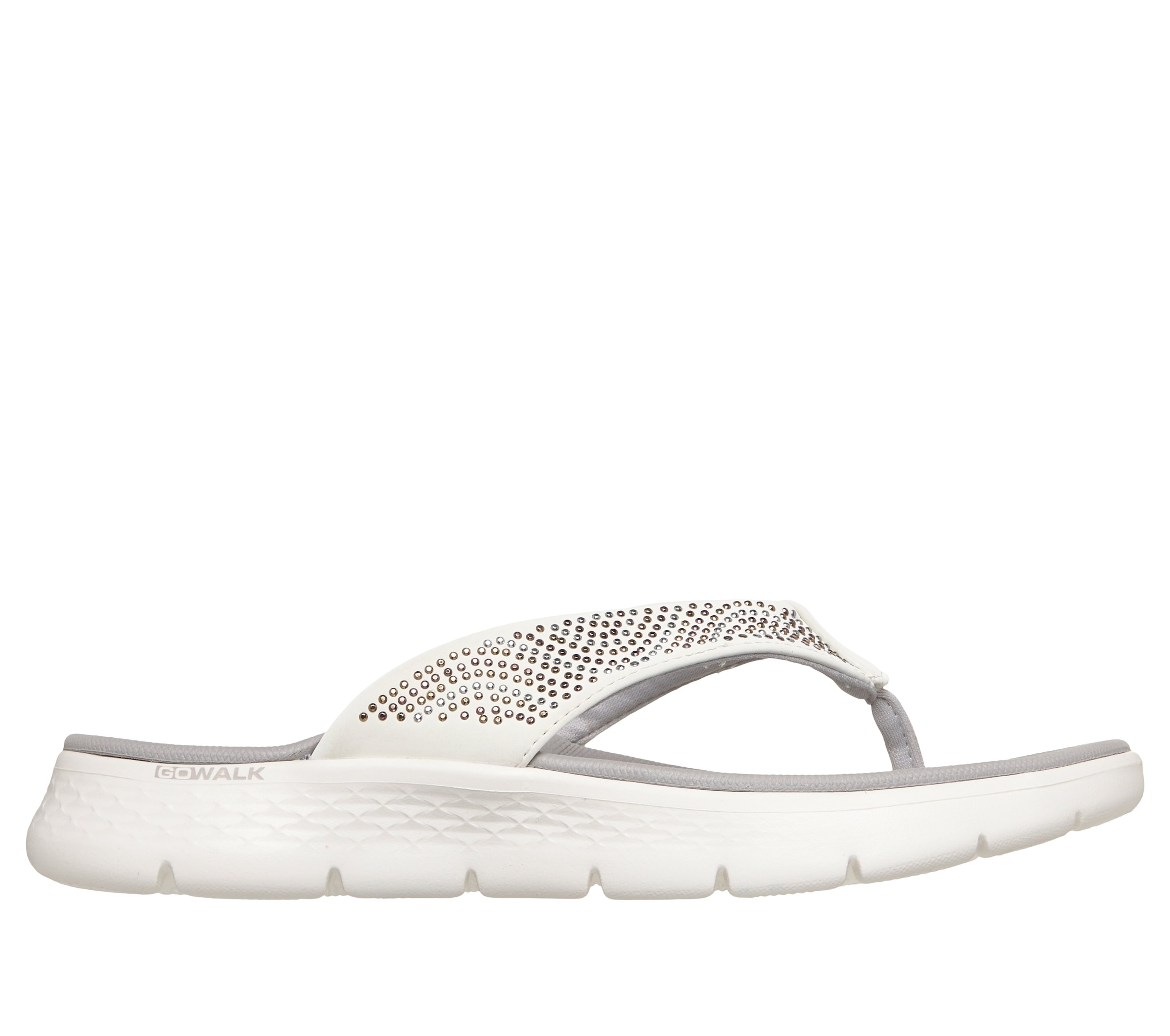 Skechers Zehentrenner »GO WALK FLEX SANDAL«  Sommerschuh, Badeschuh, Strandschuh mit Nietenverzierung