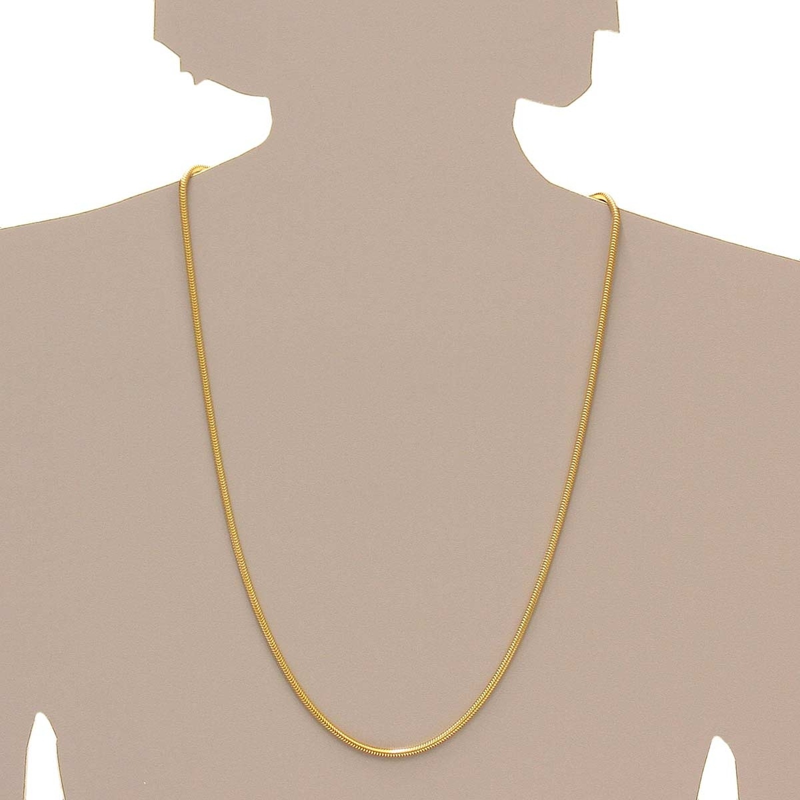 OSTSEE-SCHMUCK Silberkette »- Schlange 3,0 mm - Silber 925/000, vergoldet -,«