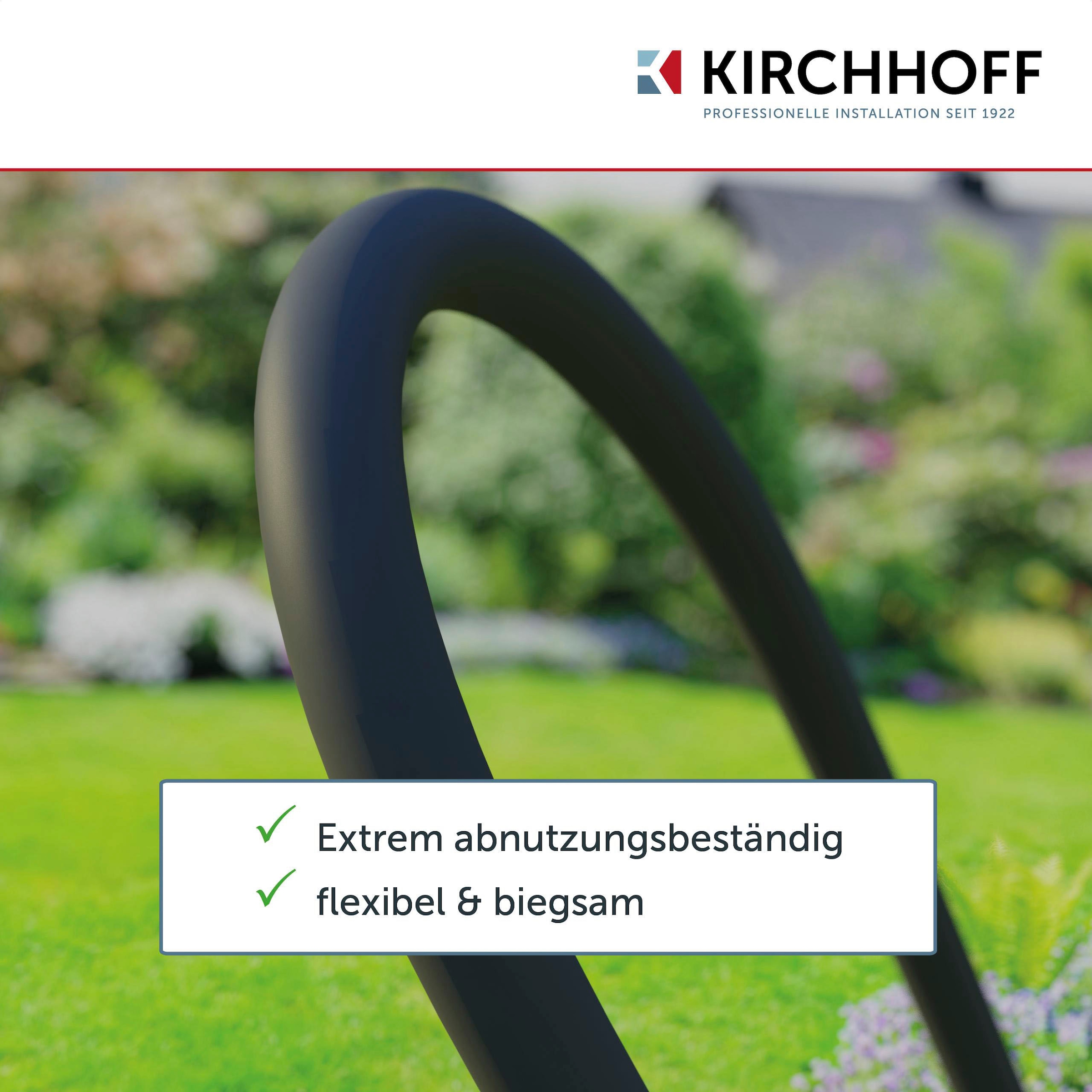 Kirchhoff Bewässerungsschlauch, Tropfrohr 25 m x 16 mm, Tropfschlauch, Drip-Bewässerung