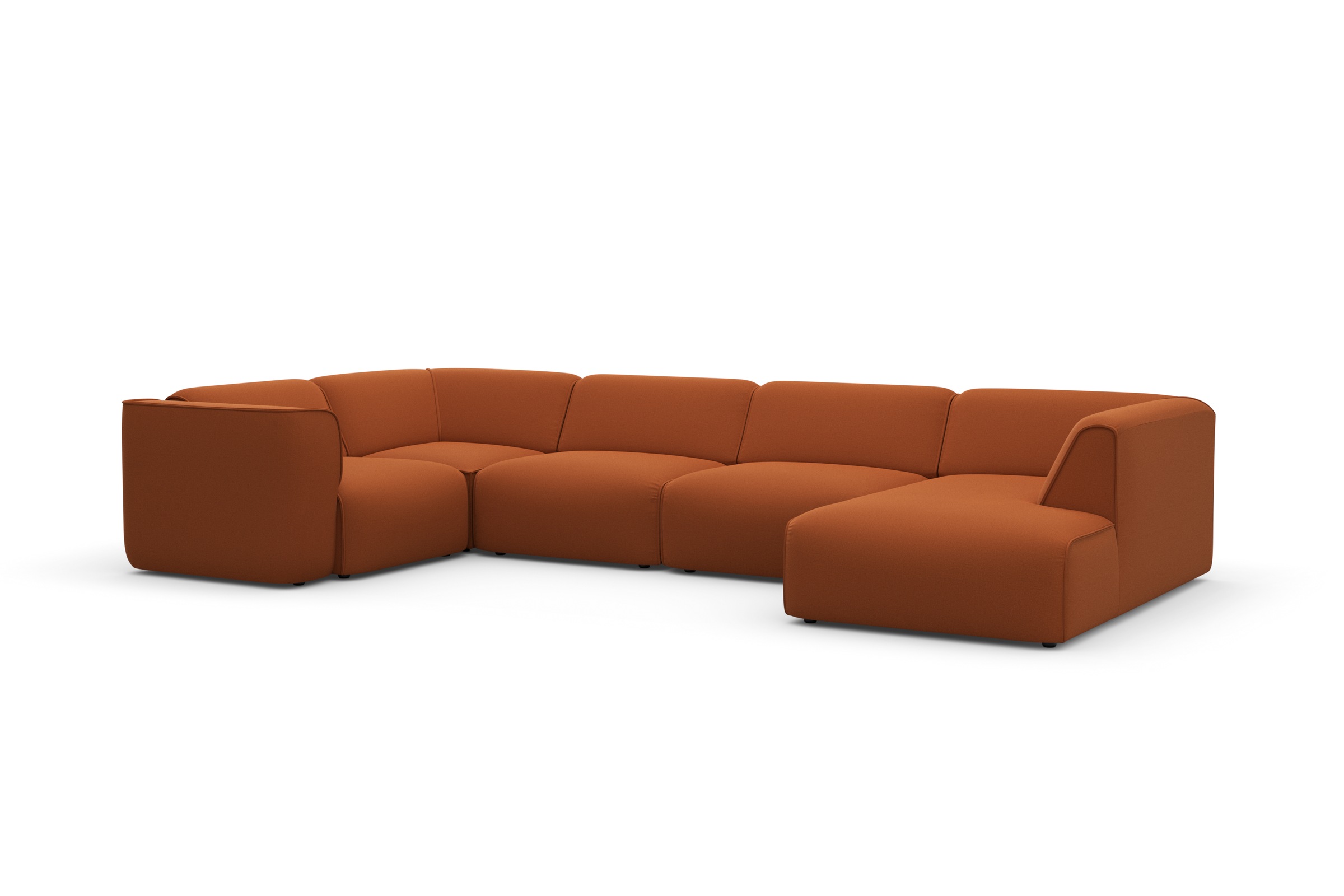 OTTO home Wohnlandschaft »Merid U-Form, B: 367 cm« jederzeit durch Module erweiterbar