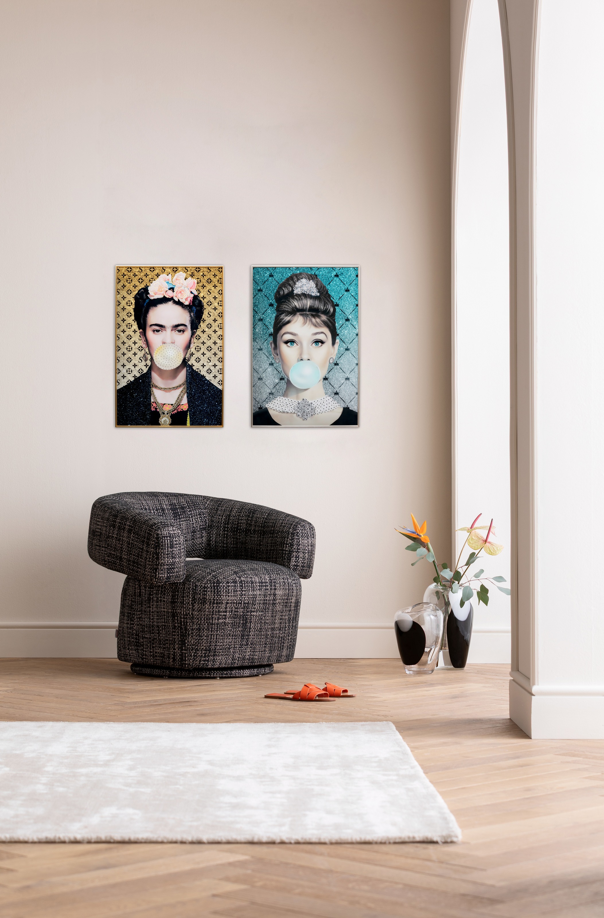 Kare Design Bild mit Rahmen