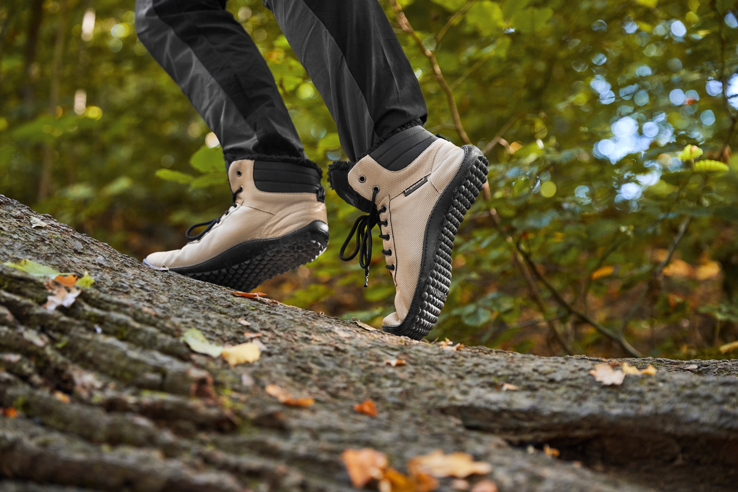Leguano Barfußschuh »KOSMO«, Bequemschuh, Schnürboots mit einzigartiger Halbkugel-Laufsohle