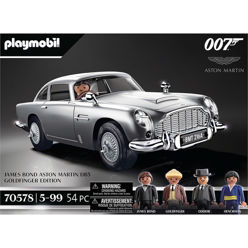 Playmobil® Konstruktions-Spielset »James Bond Aston Martin DB5 - Goldfinger Edition (70578)«, (54 St.), Made in Europe