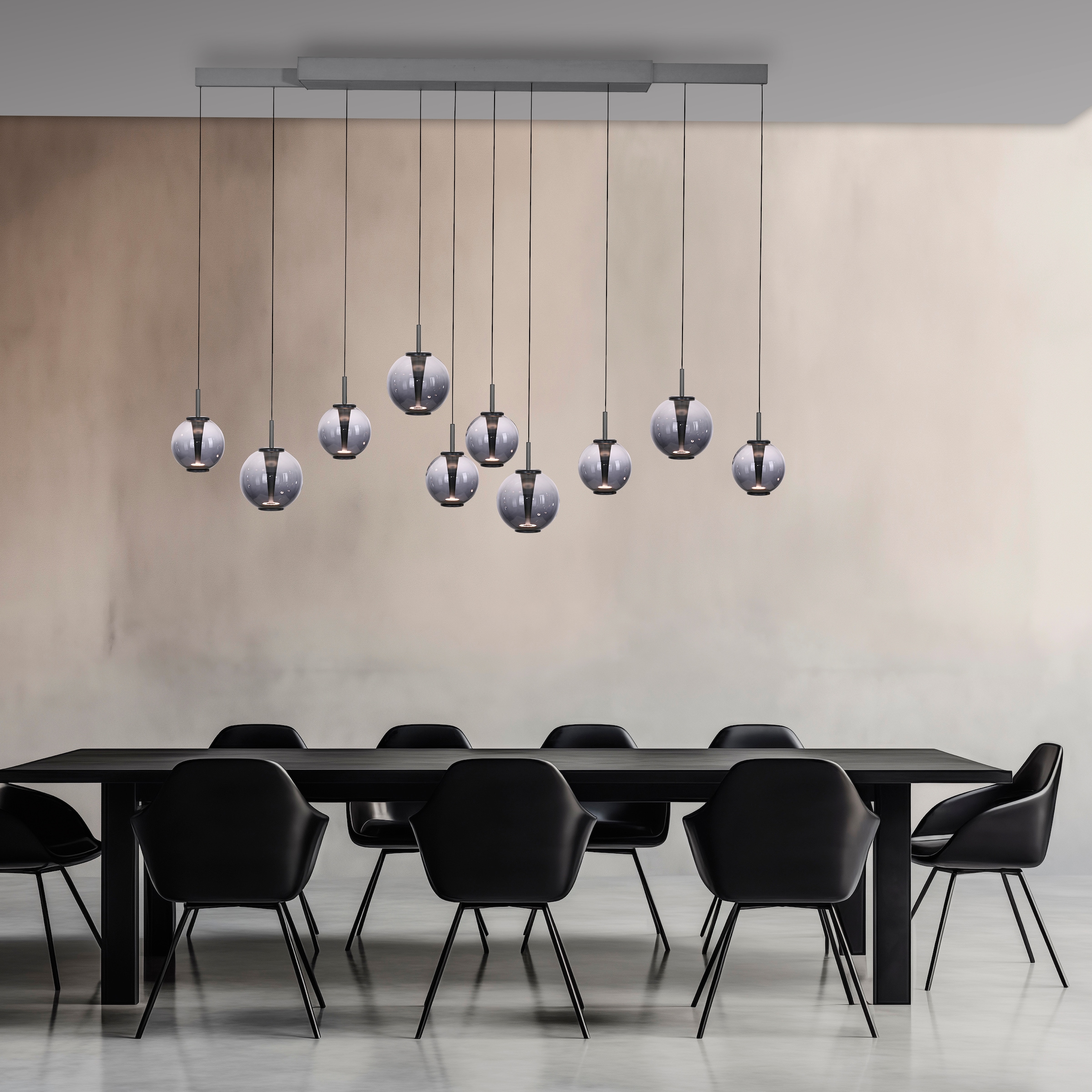 Neuhaus PURE LED Pendelleuchte »PURE E-Infinity« LED-Board 1 Stk. warmweiß - kaltweiß e-SLIDE® Funktion, CCT, dimmbar, Fernbedienung
