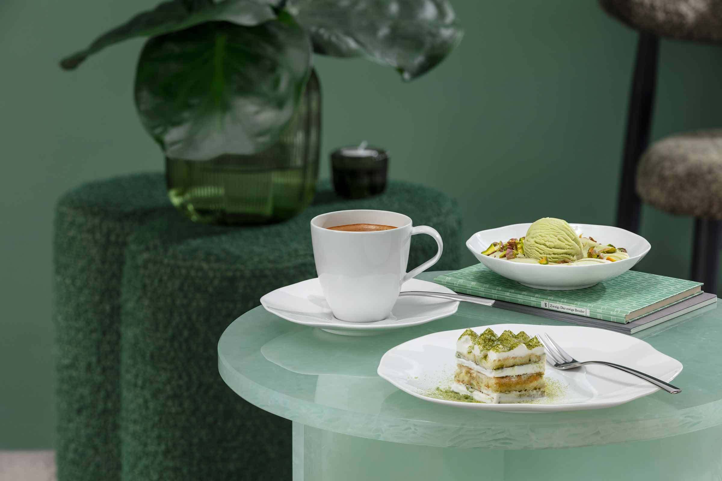 Villeroy & Boch Geschirr-Set »Frühstücks-Set Pura 18er Set weiß« Spülmaschinenfest, Mikrowellensicher