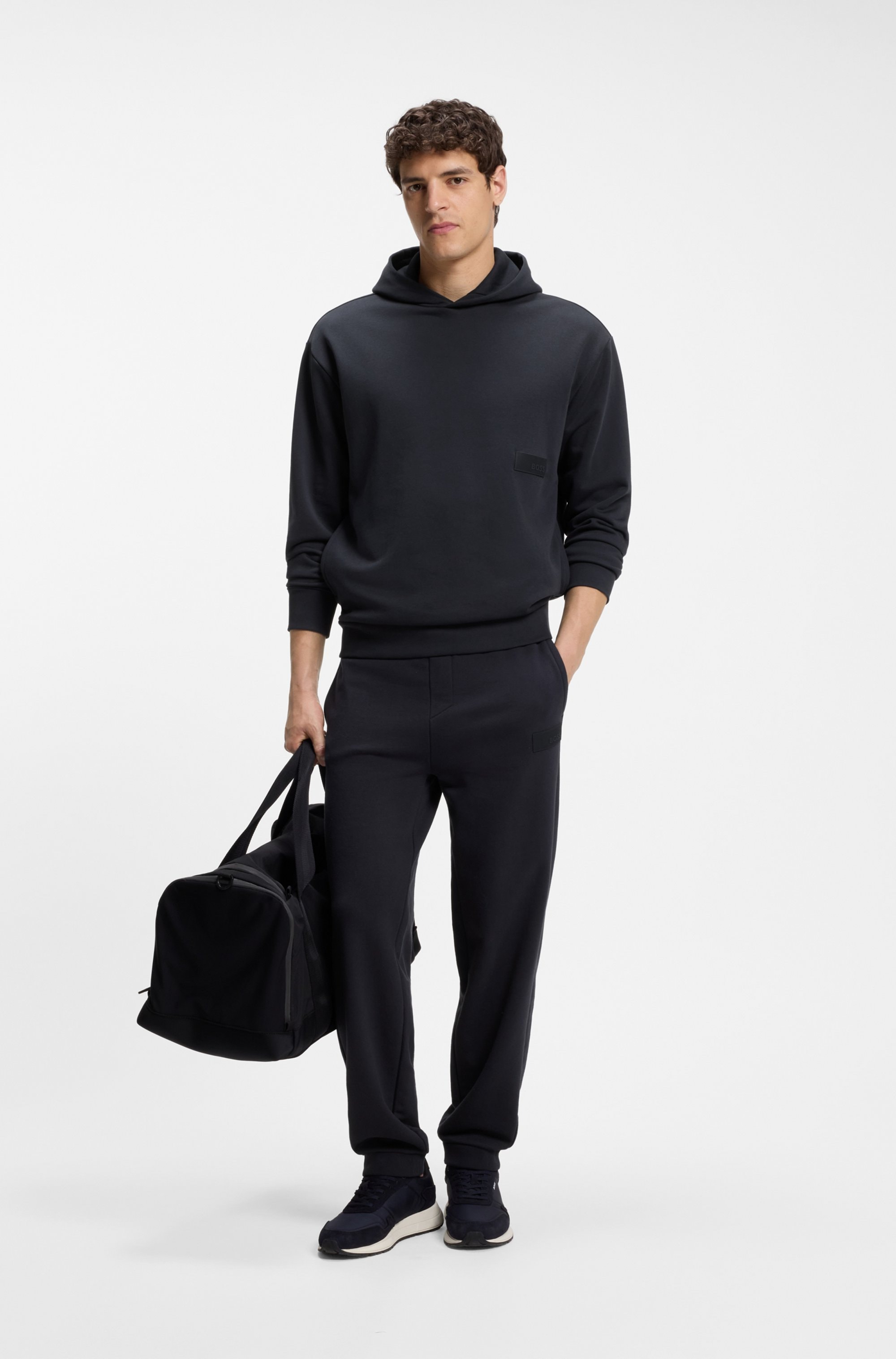 BOSS GREEN Sweathose  elastischer Bund, Relaxed Fit, Baumwoll-Mix