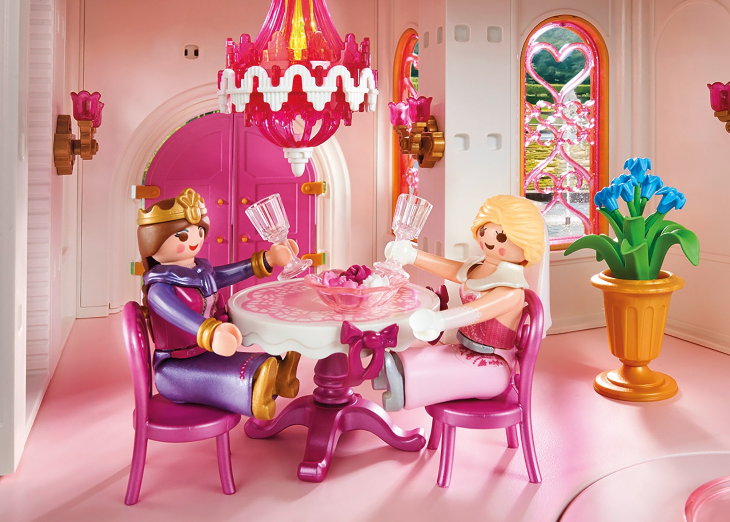 Playmobil® Konstruktions-Spielset »Großes Prinzessinnenschloss (70447), Princess«, (644 St.), Made in Germany