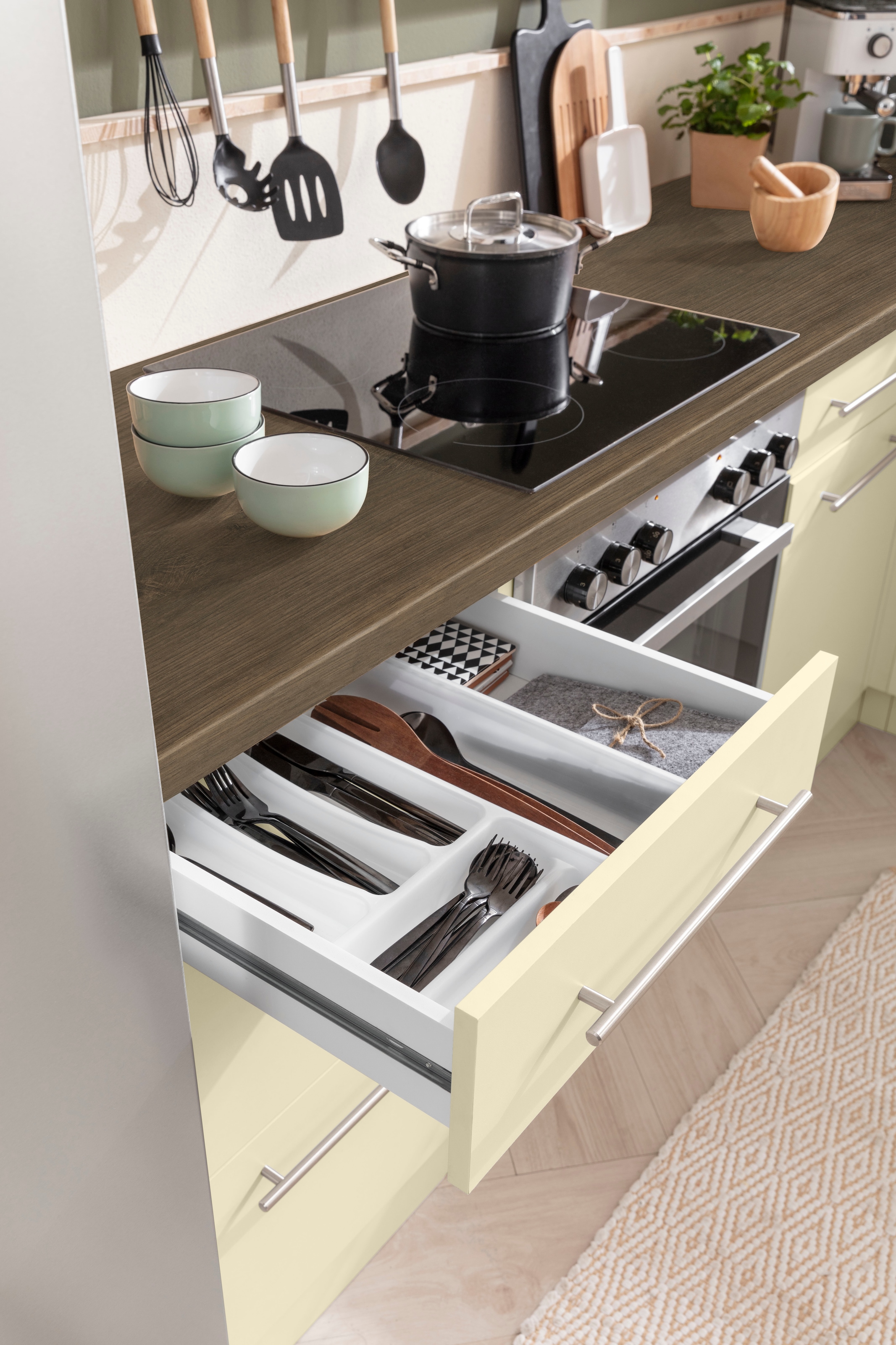 wiho Küchen Winkelküche »Unna«, ohne E-Geräte, Stellbreite 220 x 170 cm  kaufen im OTTO Online Shop | L-Küchen