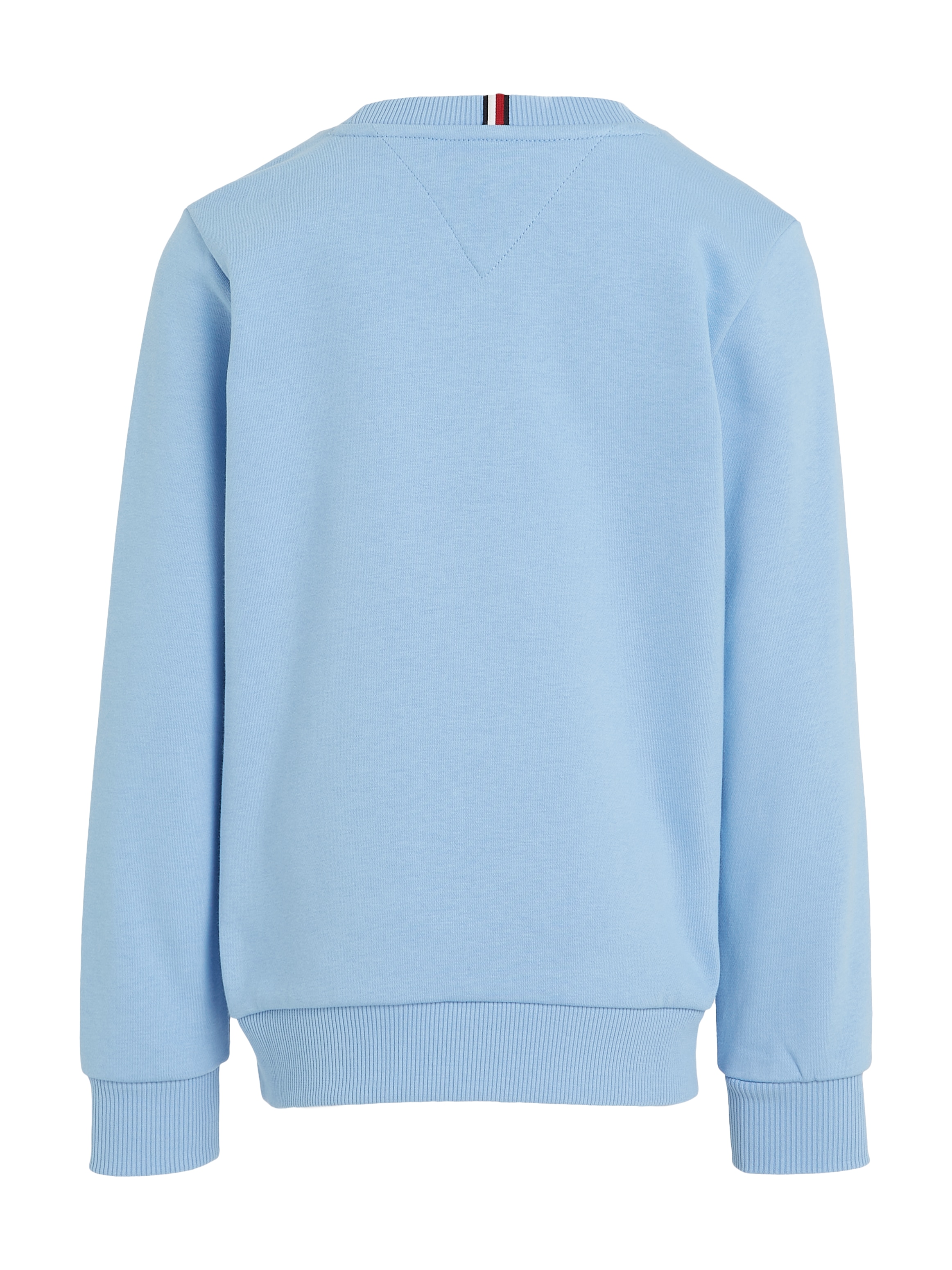 Tommy Hilfiger Sweatshirt »MONOTYPE FLOCK REG SWEATSHIRT«, Kinder bis 16 Jahre mit Logoschirftzug