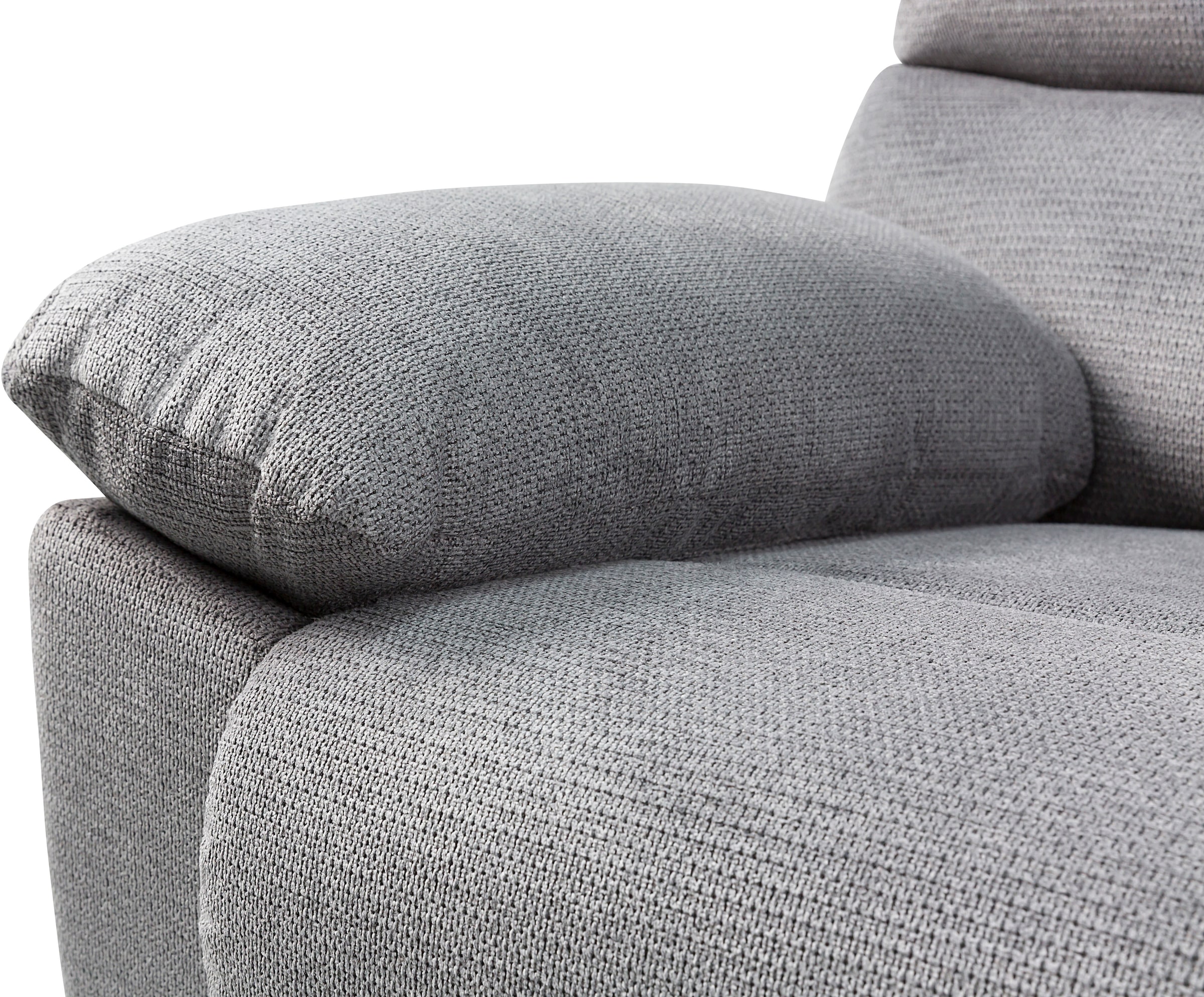 Home affaire 2-Sitzer »LANNOY, mit manueller o. elektrischer Relaxfunktion in beiden Sitzen.« Elektrische Variante mit USB A/C. Federkern, Webstoff