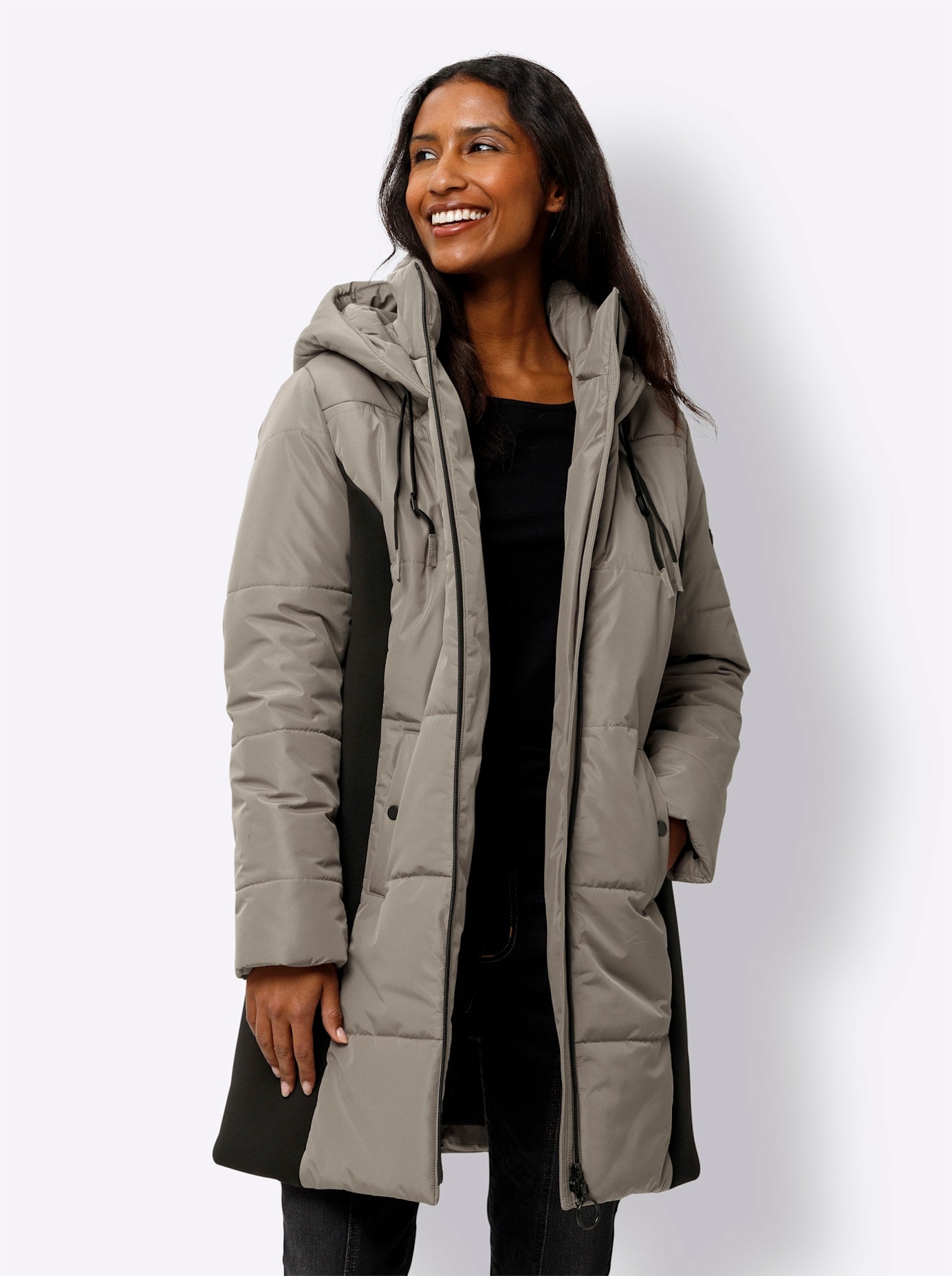 heine Langjacke, mit Kapuze