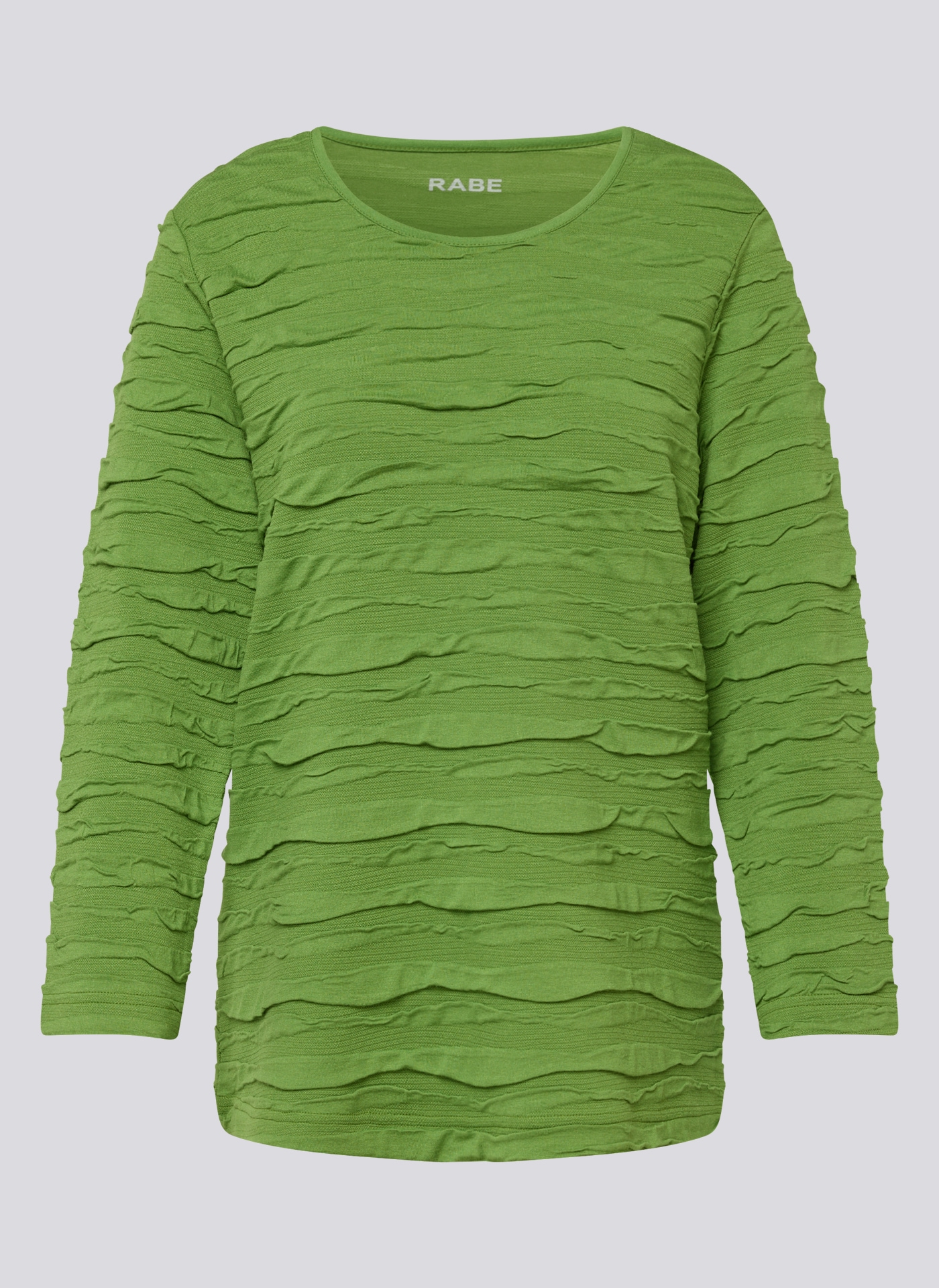 Rabe 3/4-Arm-Shirt mit Struktur Muster