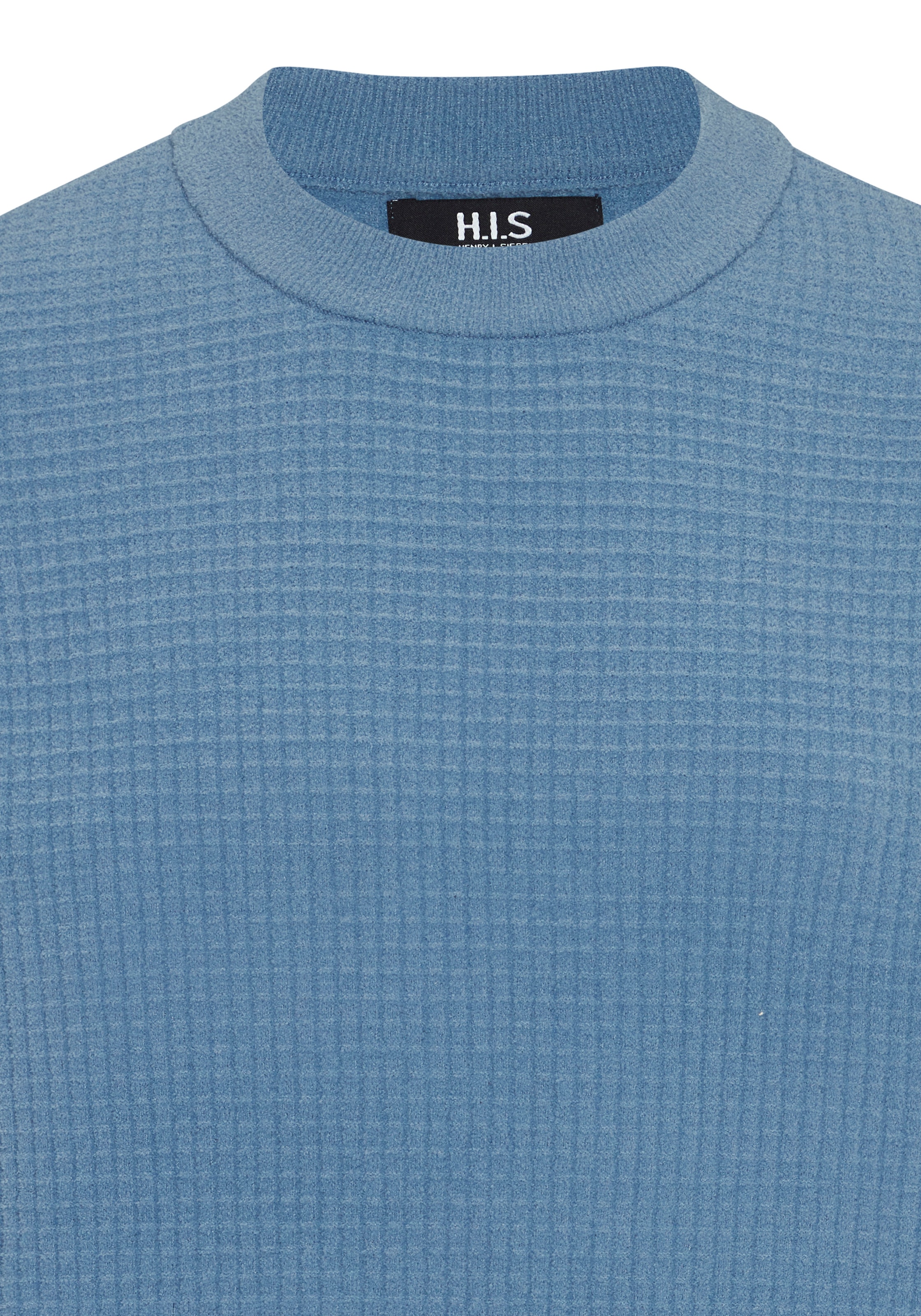 H.I.S Strickpullover », Pullover aus weicher Chenille« Waffeldesign aus besonders weicher Qualität