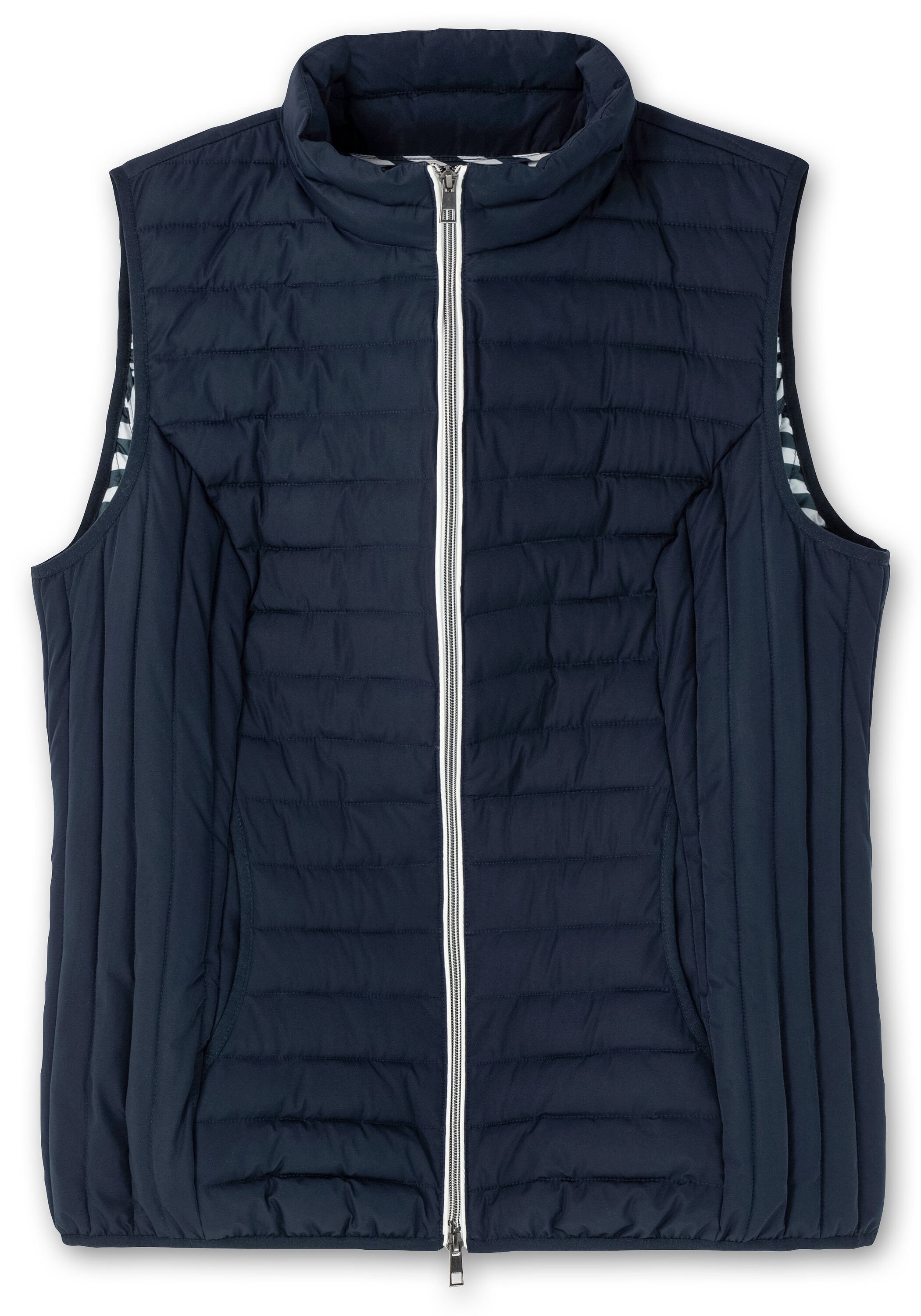 Sheego Steppweste »Steppweste mit 2-Wege-Zipper«, (1 tlg.), mit 2-Wege-Zipper