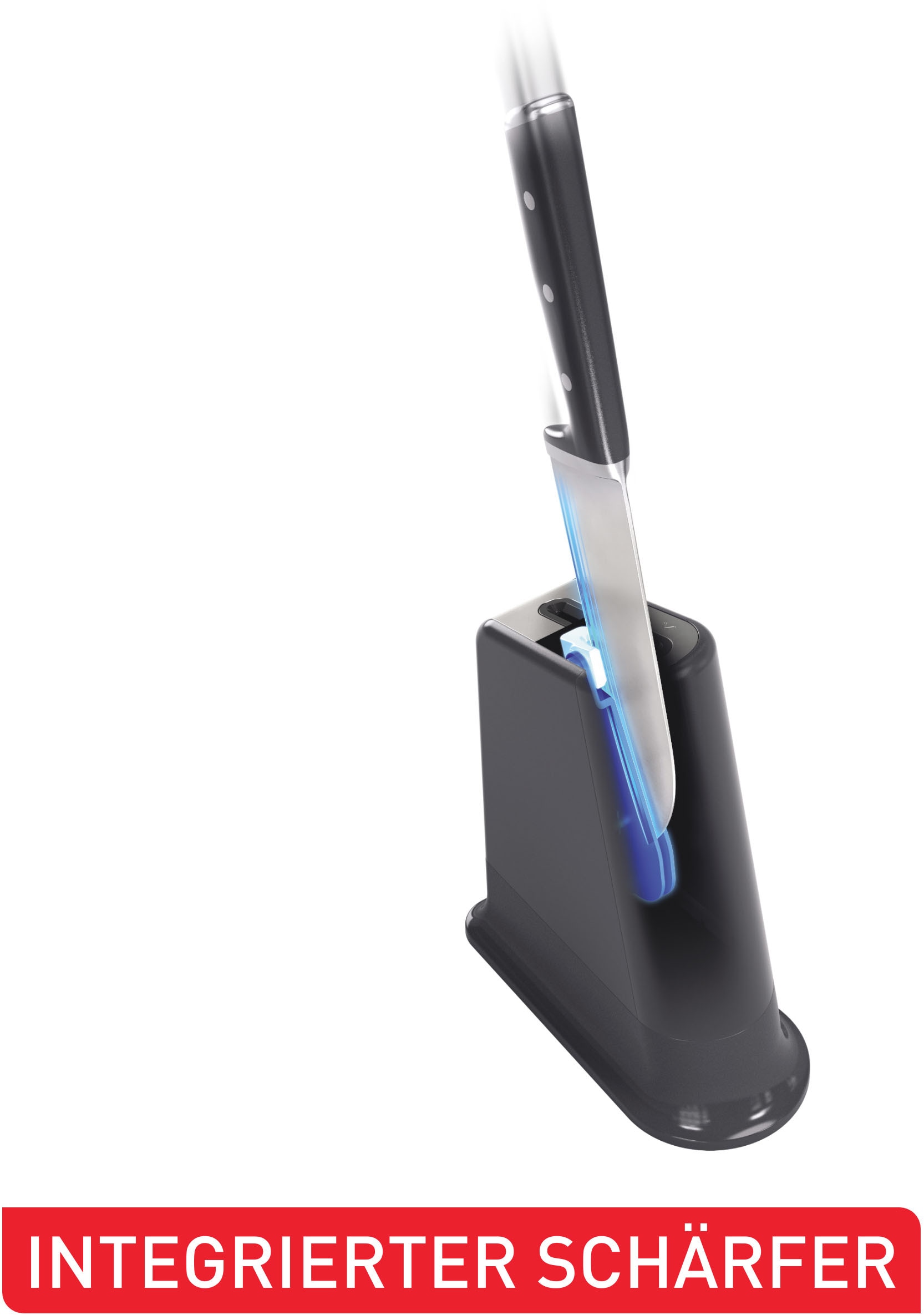 Tefal Messerblock »EverSharp Pro« 2 Stk. selbstschärfender Messerblock, Klinge aus deutschem Edelstahl