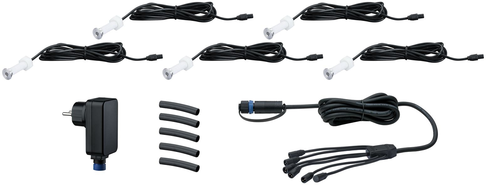Paulmann LED Einbauleuchte »Plug & Shine«, 5 flammig, Leuchtmittel LED-Modul | LED fest integriert, LED-Modul, IP67 3000K incl. Driver