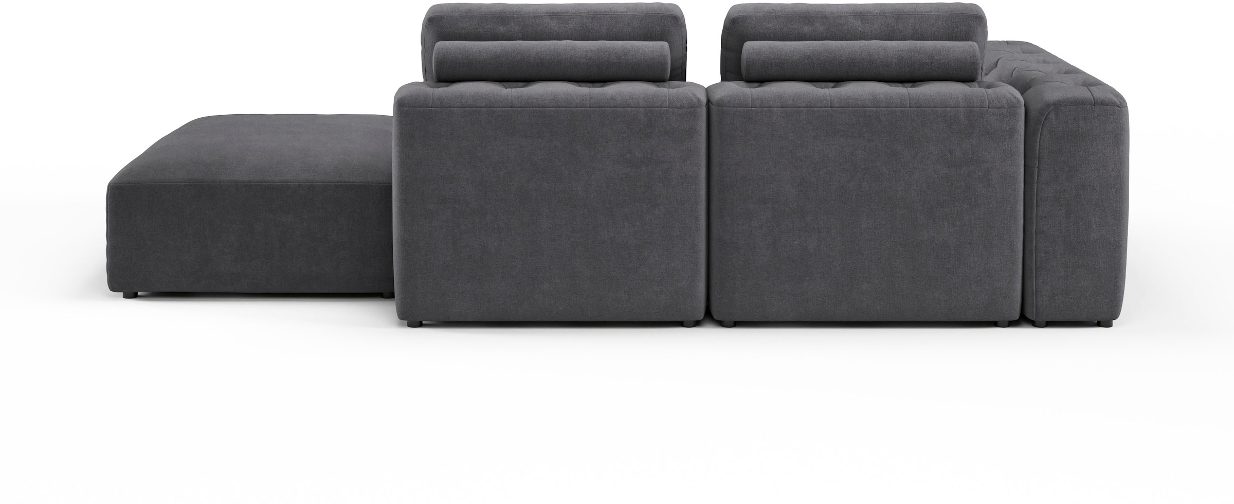 RAUM.ID Chaiselongue »Cushid«, Modul-Sofa, bestehend aus 2-Sitzer und Hocker