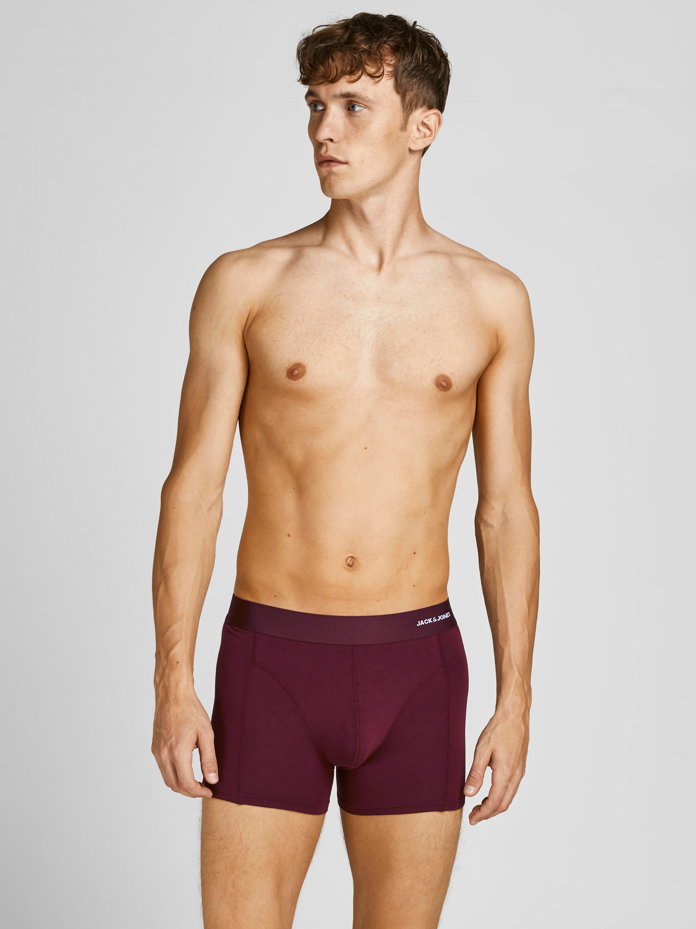 Jack & Jones Trunk »JACBASIC BAMBOO TRUNKS 3 PACK NOOS« Packung, 3 Stk.