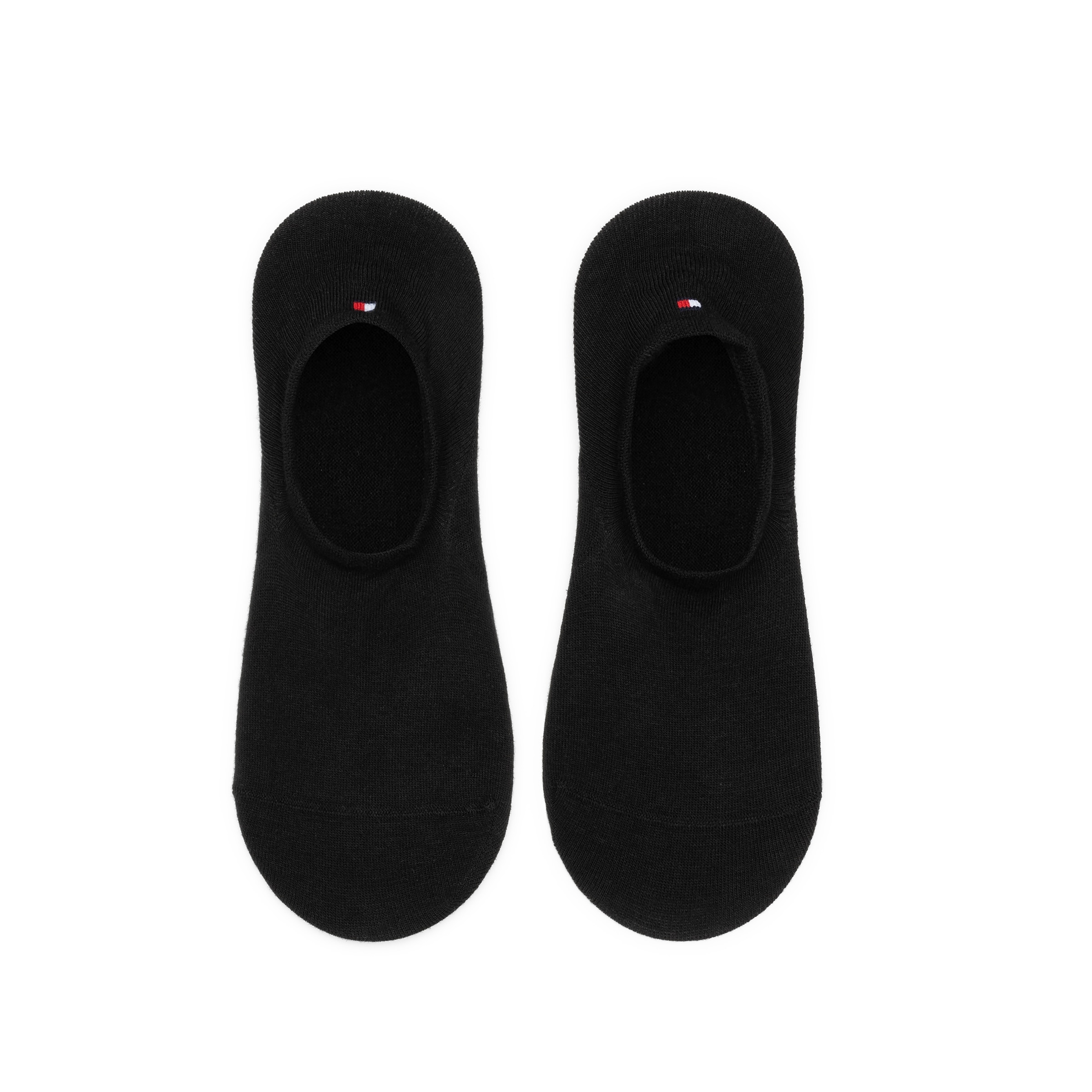 Tommy Hilfiger Füßlinge »TH MEN FOOTIE 2P«, (2 Paar), Mit gestrickem Logo an der Ferse
