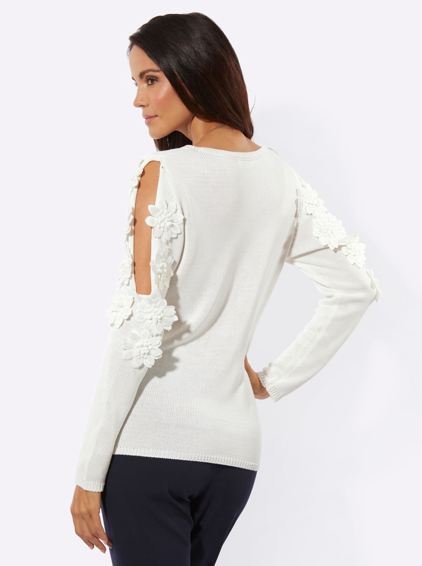 creation L Strickpullover »Lyocell-Mix-Pullover«