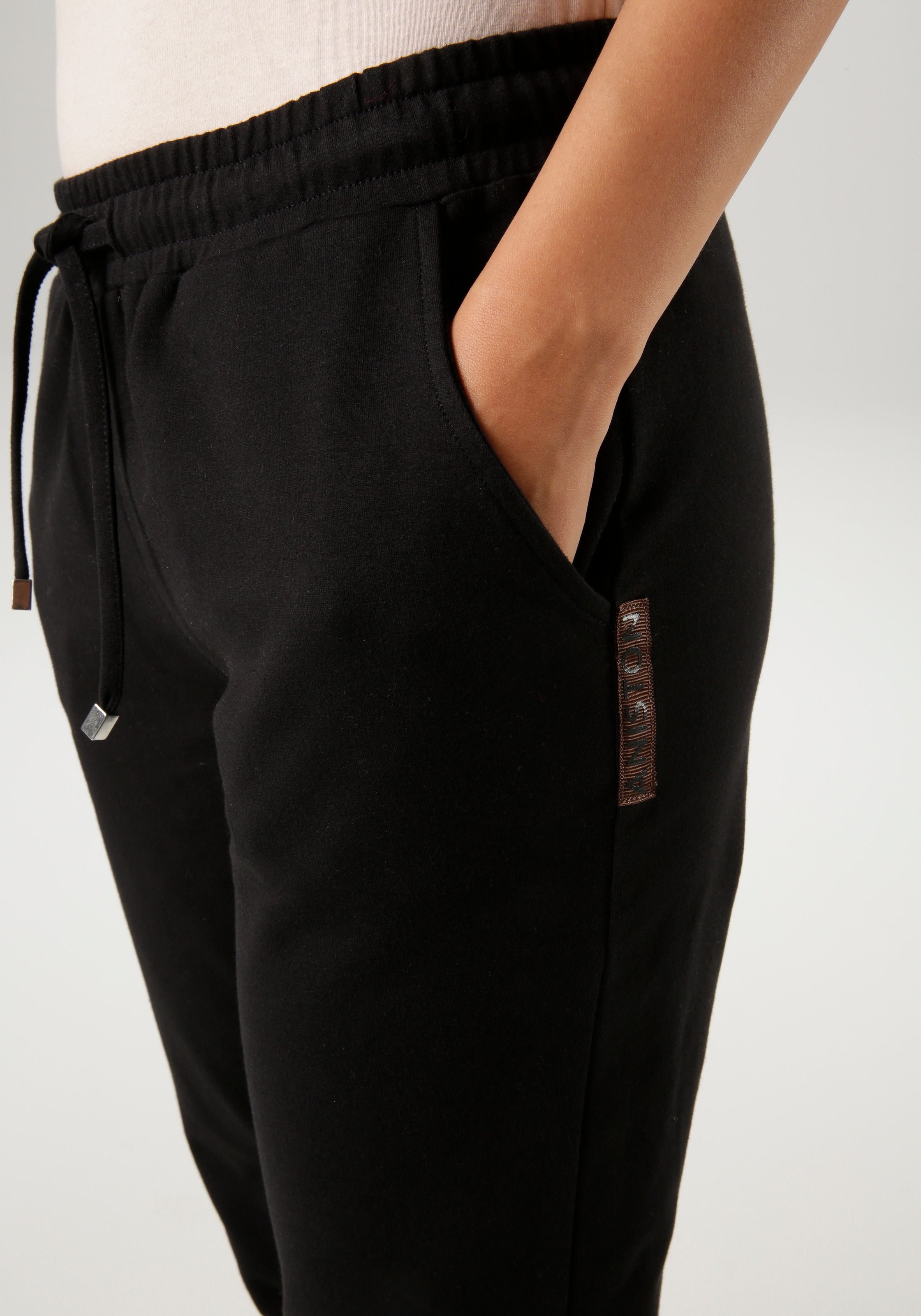 Aniston CASUAL Schlupfhose, mit seitlichem ANISTON-Label